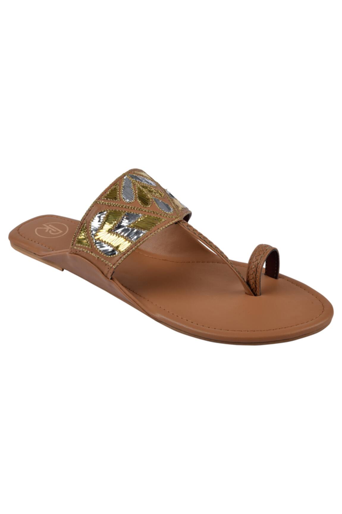 Preet Kaur   Embroidered Kolhapuri Sandals 