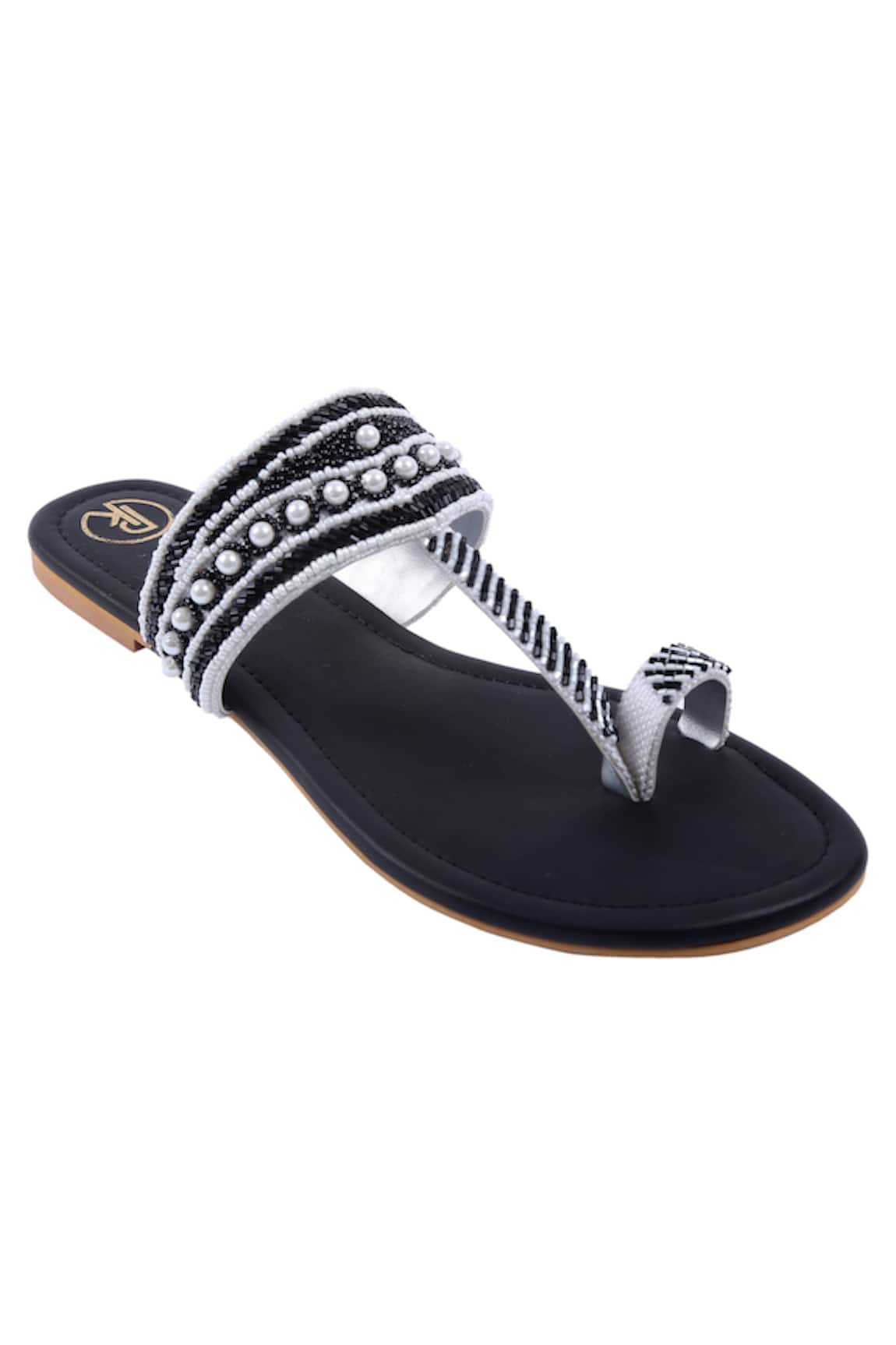 Preet Kaur Bead Embellished Kolhapuri Sandals 