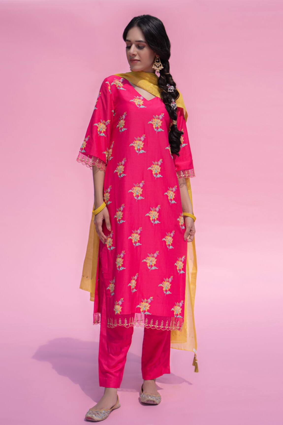 Pita Nila Printed Kurta Set