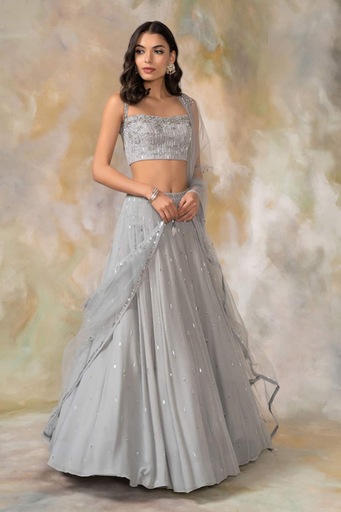 Pooja Peshoria Embellished Lehenga Set 