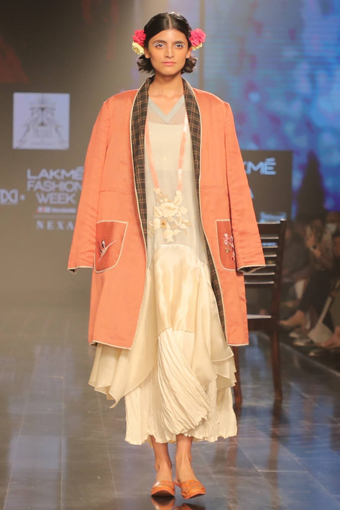 Prama by Pratima Pandey Embroidered Tunic & Jacket Set