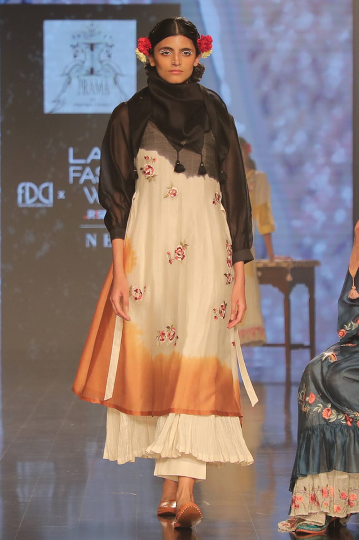 Prama by Pratima Pandey Embroidered Ombre Kurta & Pant Set