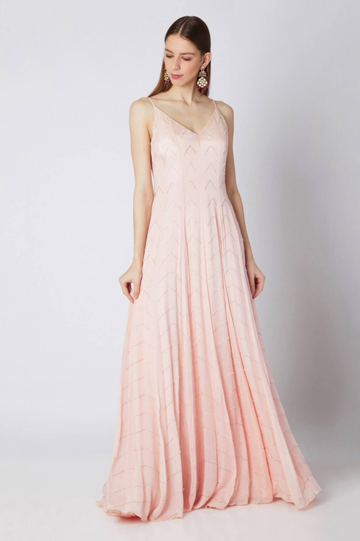 Masumi Mewawalla Embroidered Gown