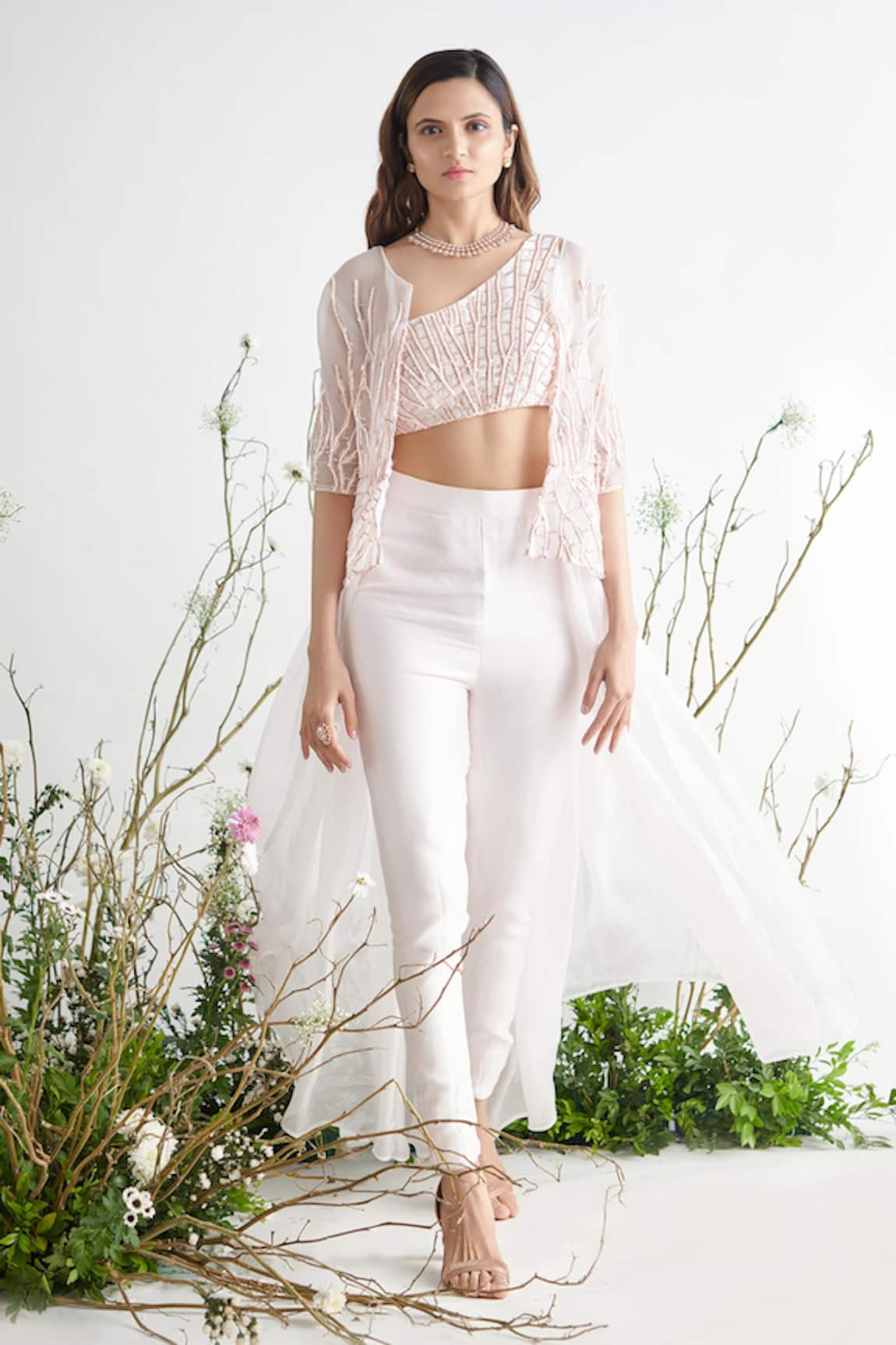 Masumi Mewawalla  Jacket & Draped Pant Set