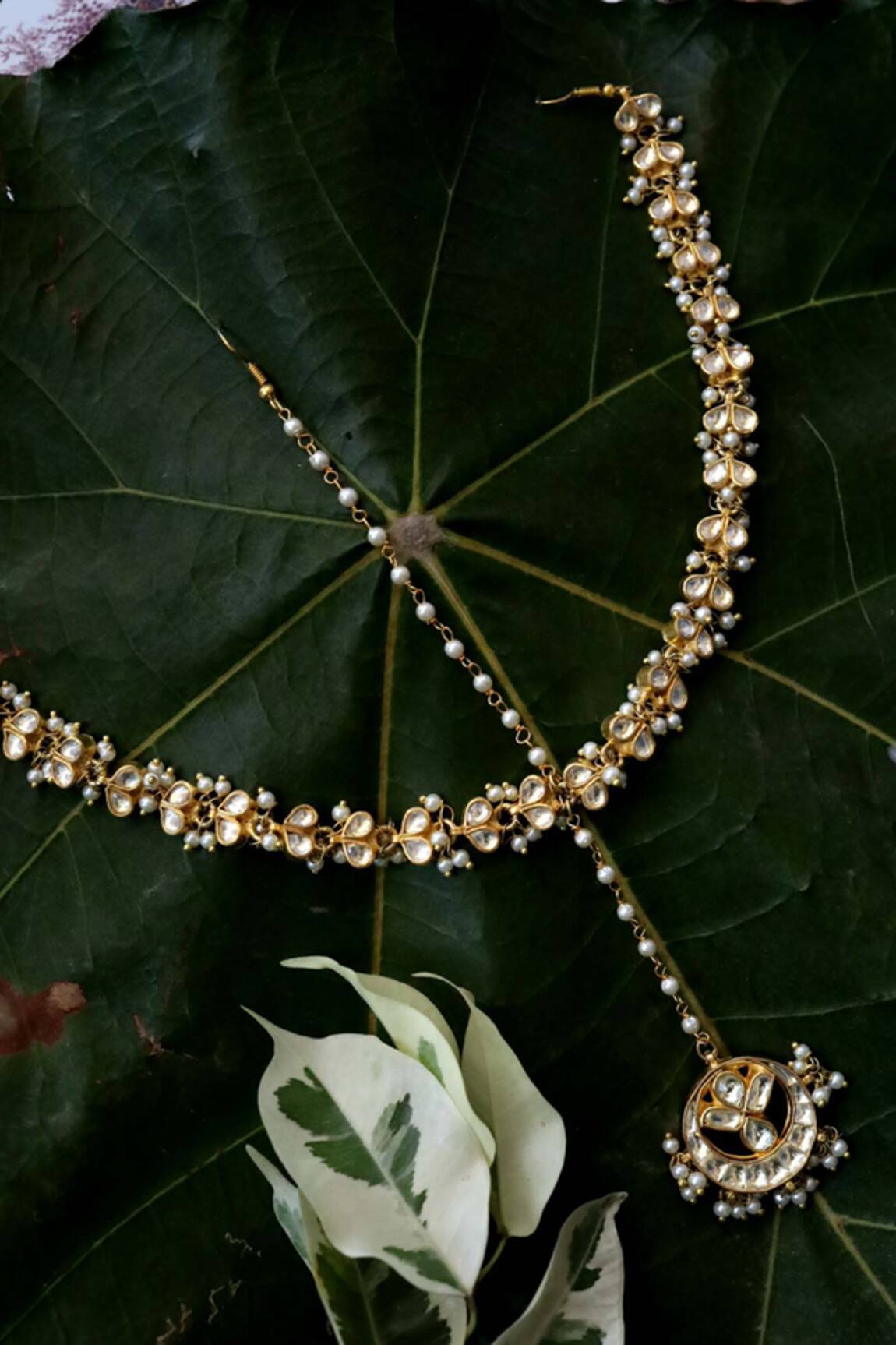 Paisley Pop Sheeshphool Kundan Mathapatti