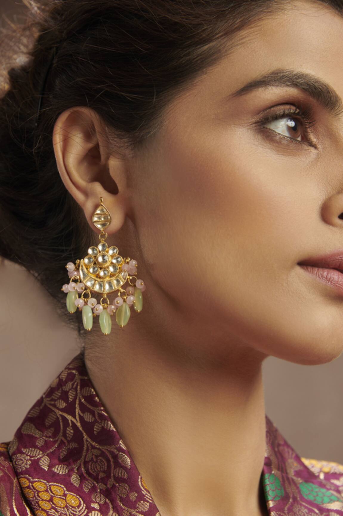 Paisley Pop Kundan Danglers & Drops
