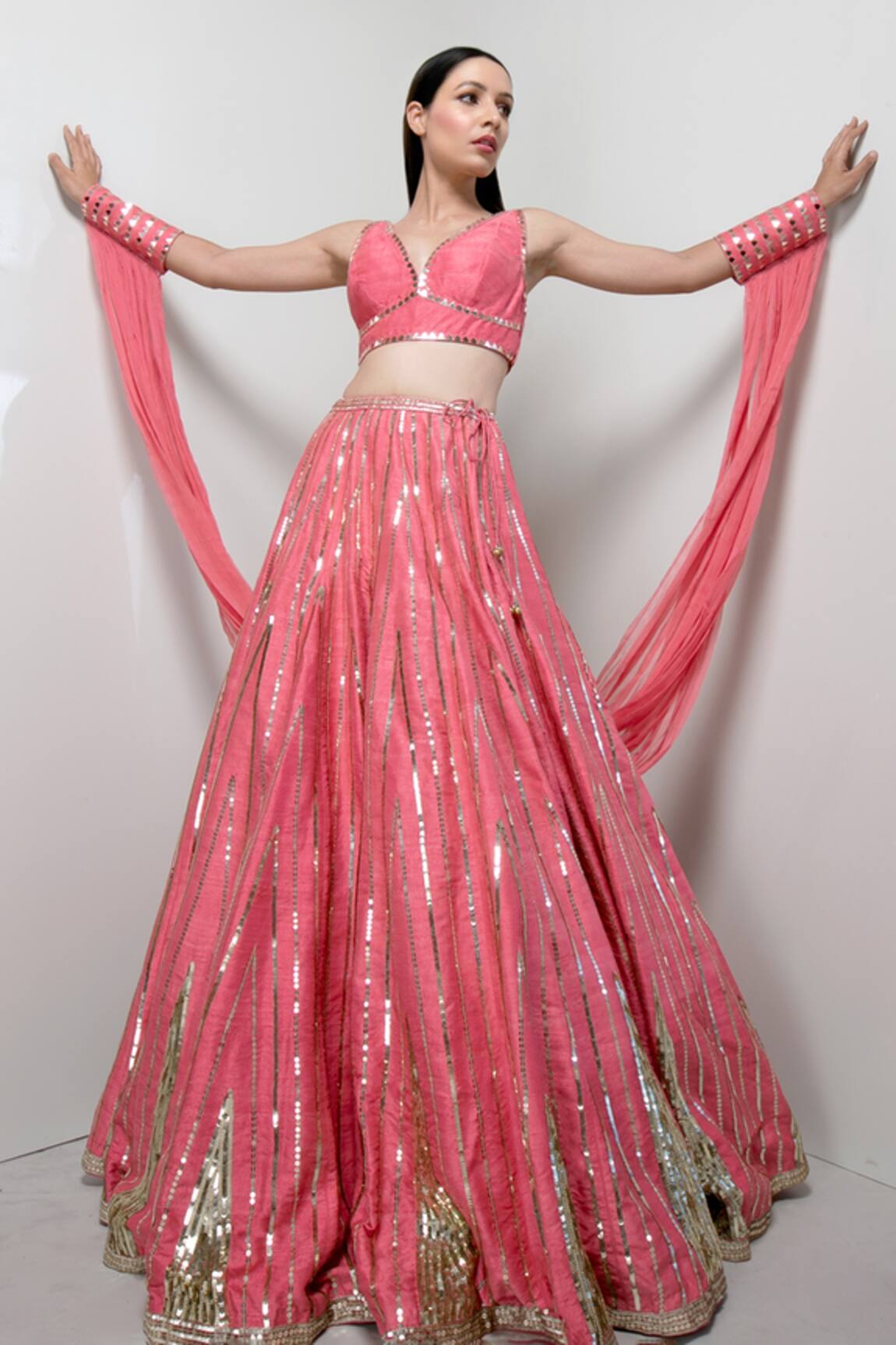 Prevasu Bano Embroidered Lehenga Set