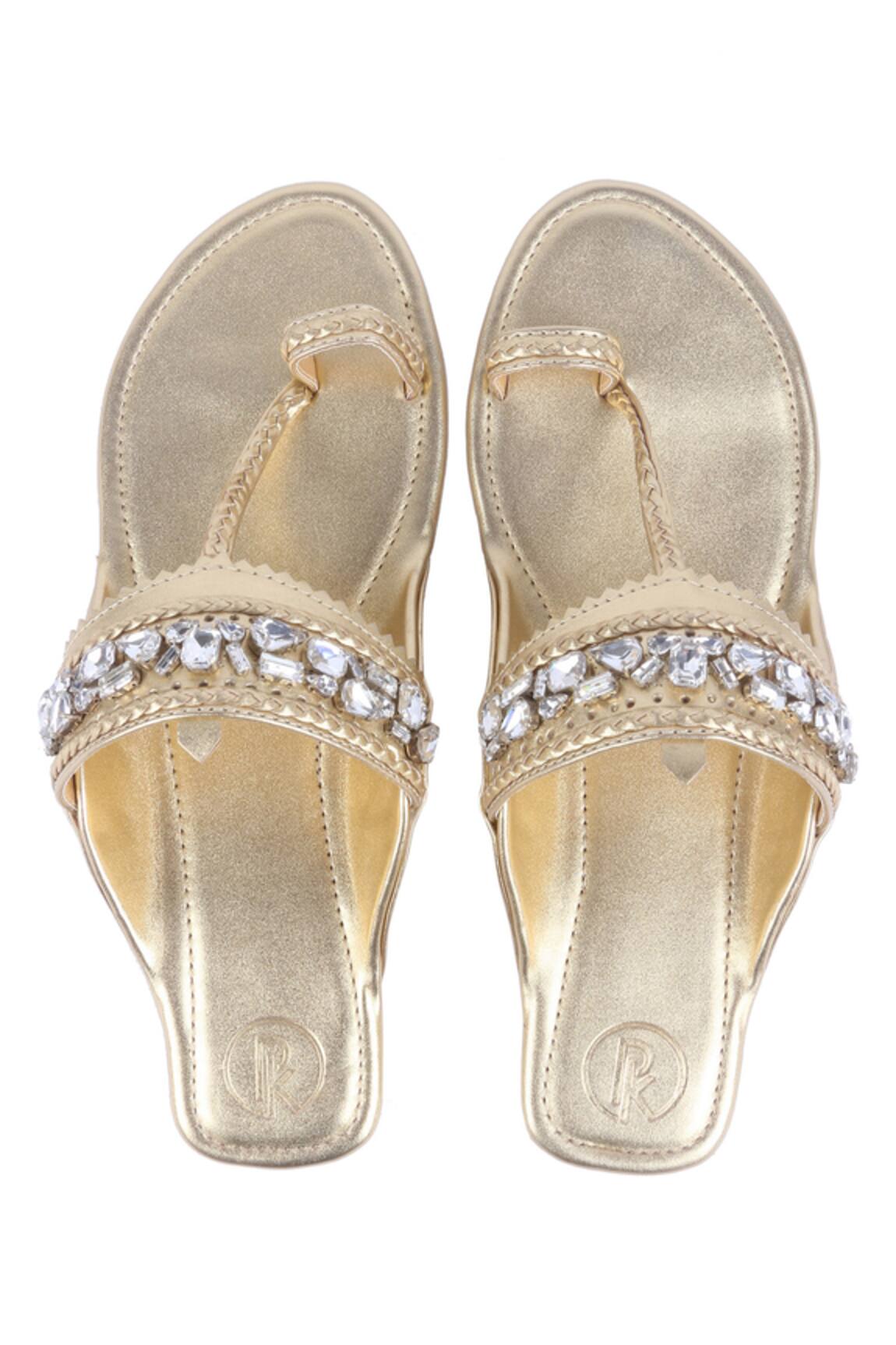 Preet Kaur Embellished Kolhapuri Sandals 