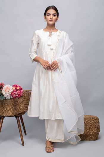 Kalakaari By Sagarika Chanderi Silk Kurta Set 