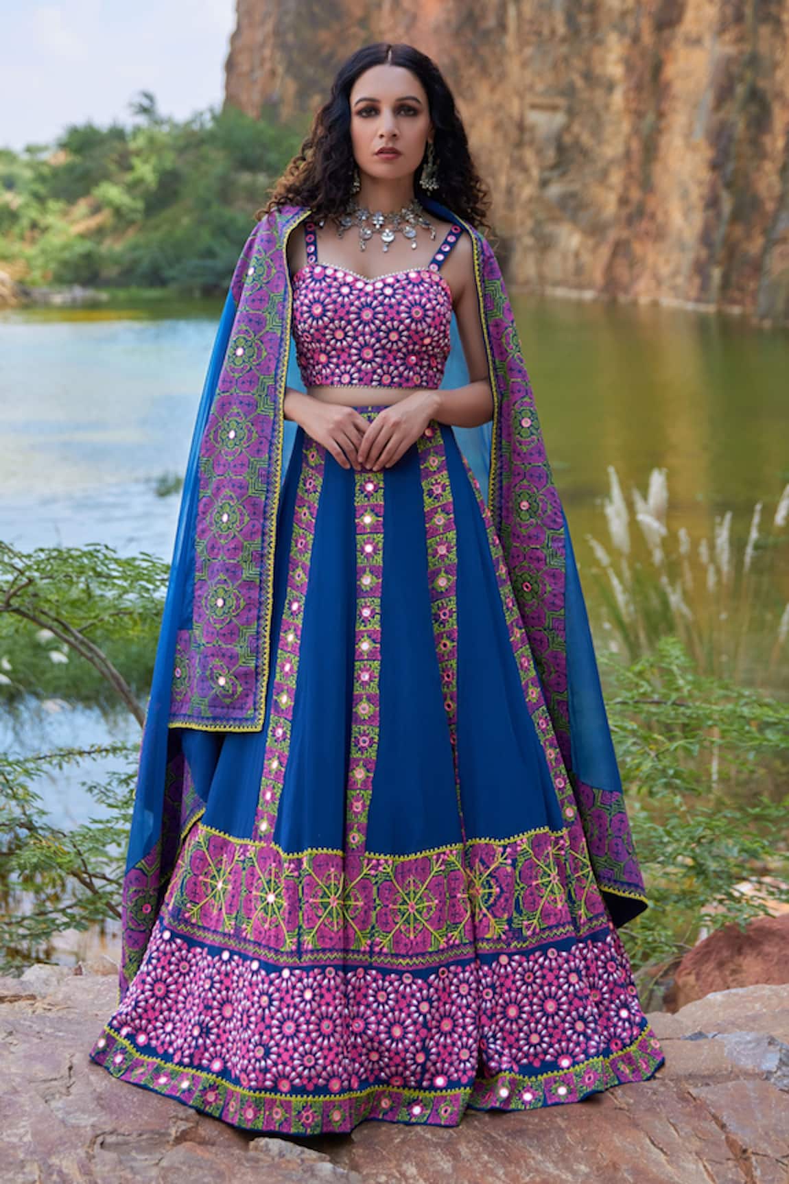 Pooja Rajgarhia Gupta Printed Lehenga Set 