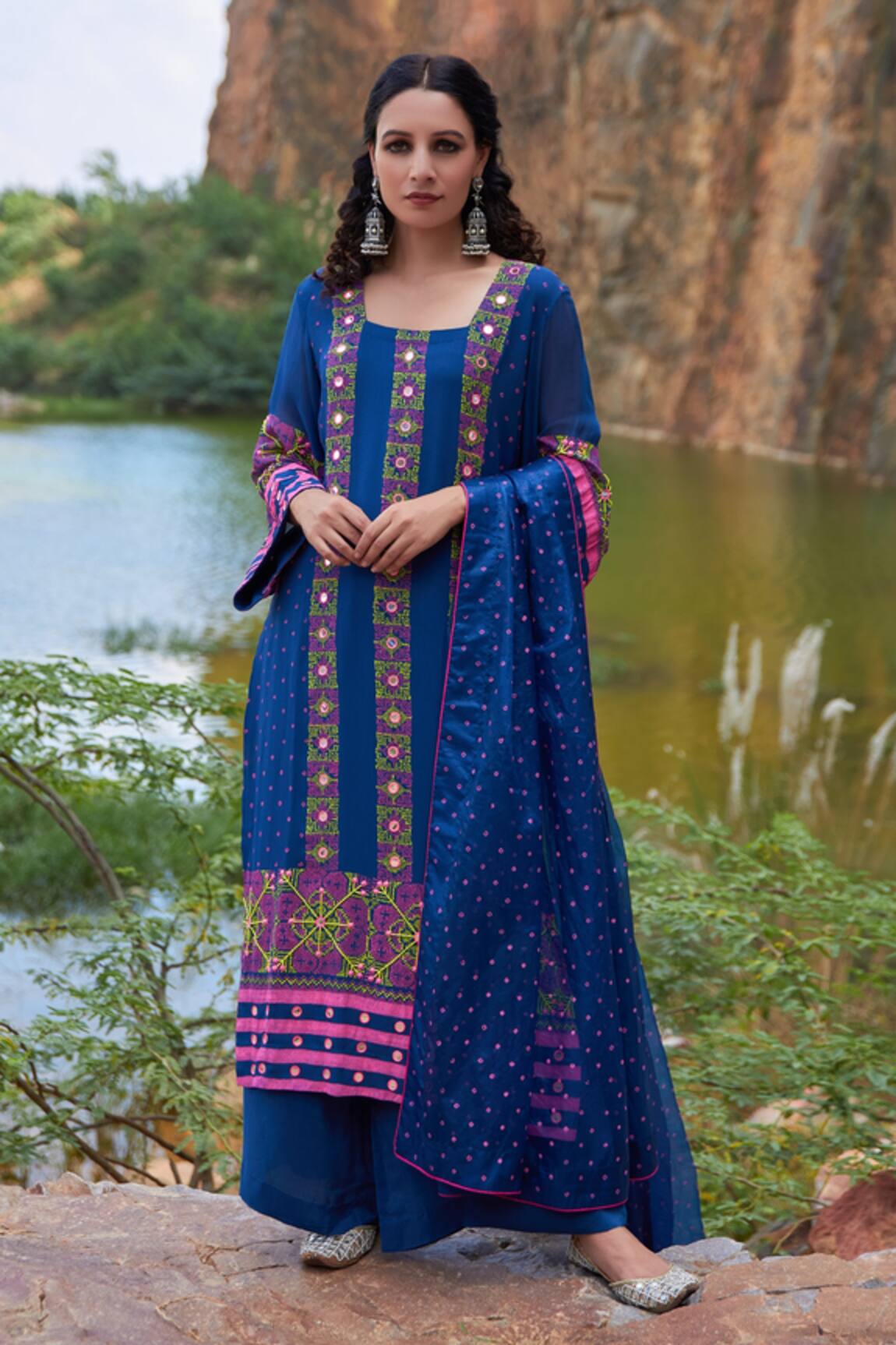 Pooja Rajgarhia Gupta Printed Kurta & Palazzo Set