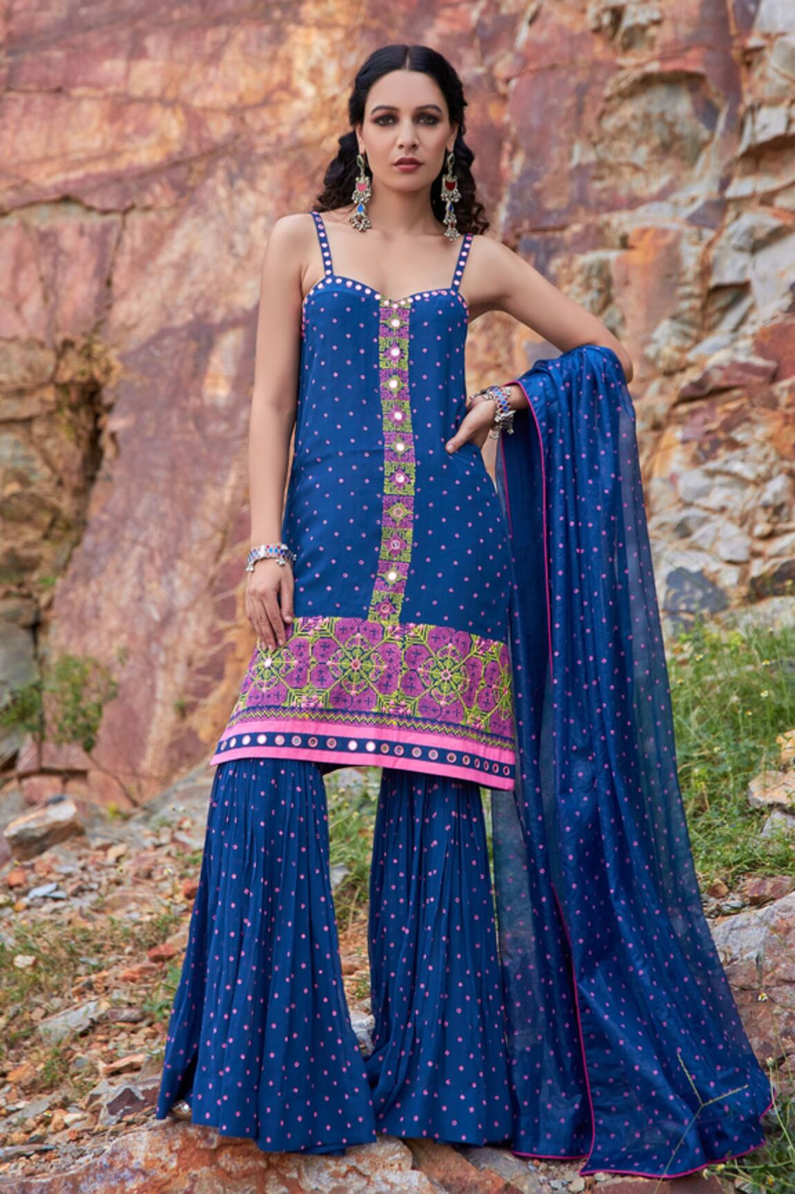 Pooja Rajgarhia Gupta Printed Kurta & Sharara Set