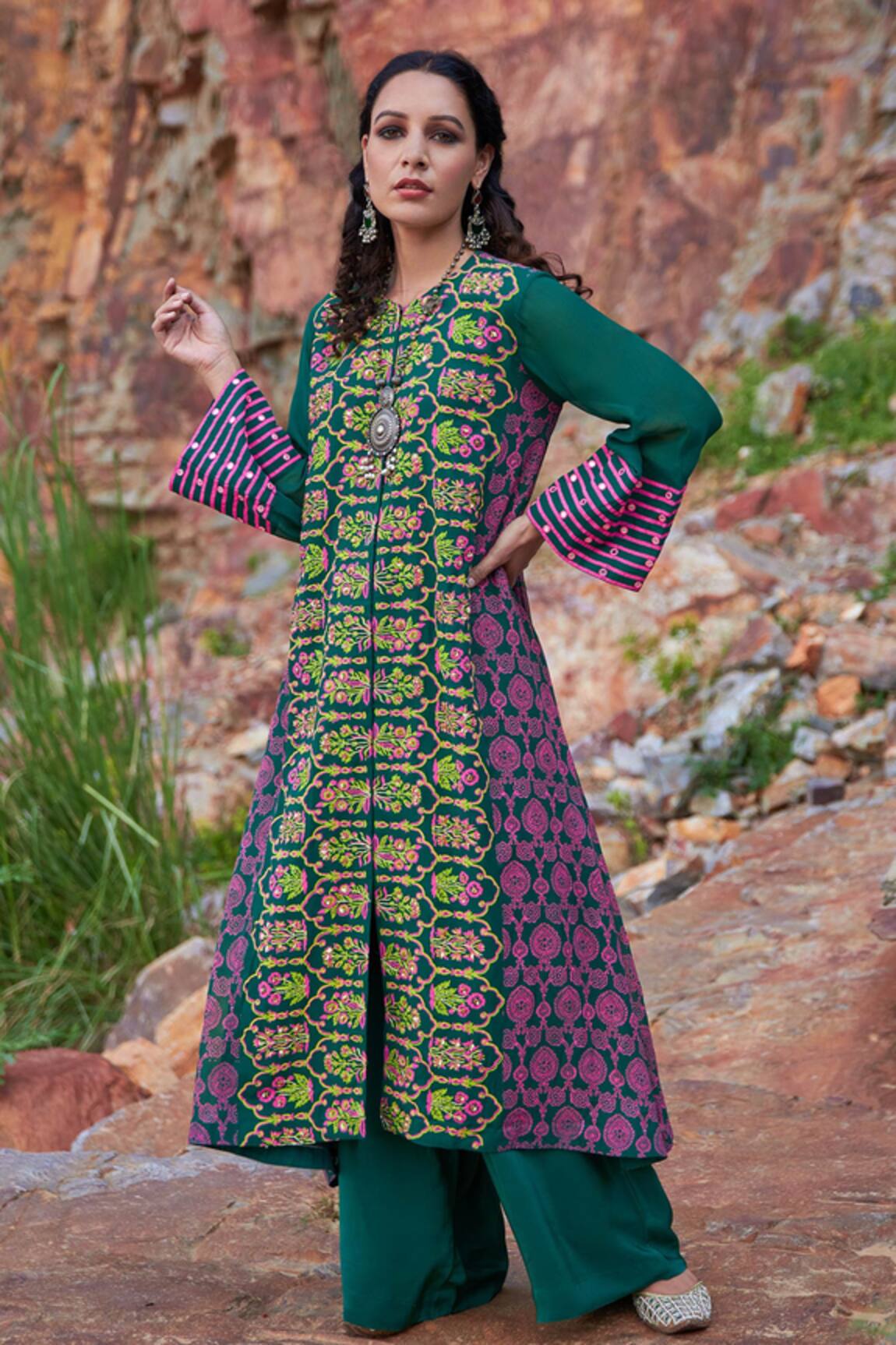 Pooja Rajgarhia Gupta Printed Kurta & Palazzo Set