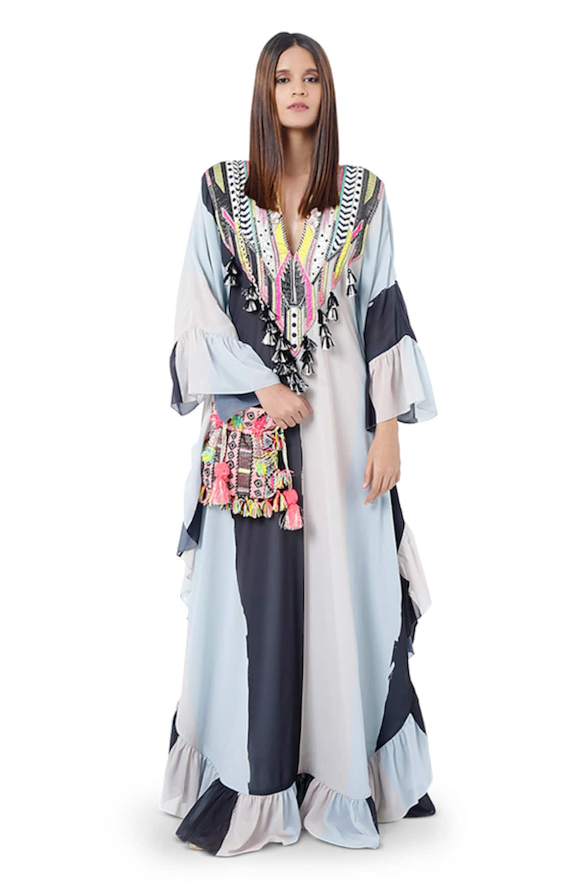 PS Pret By Payal Singhal Saba Embroidered Kaftan