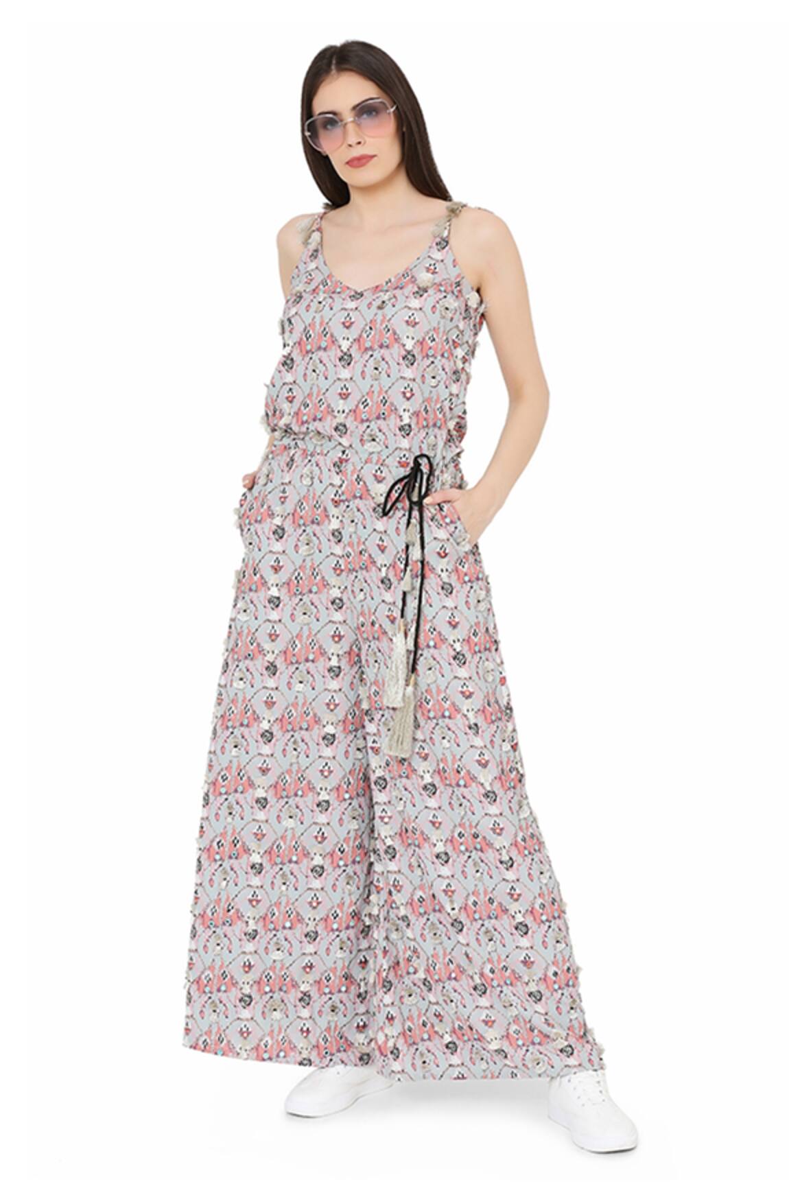 Payal Singhal Butterfly Print Jumpsuit 