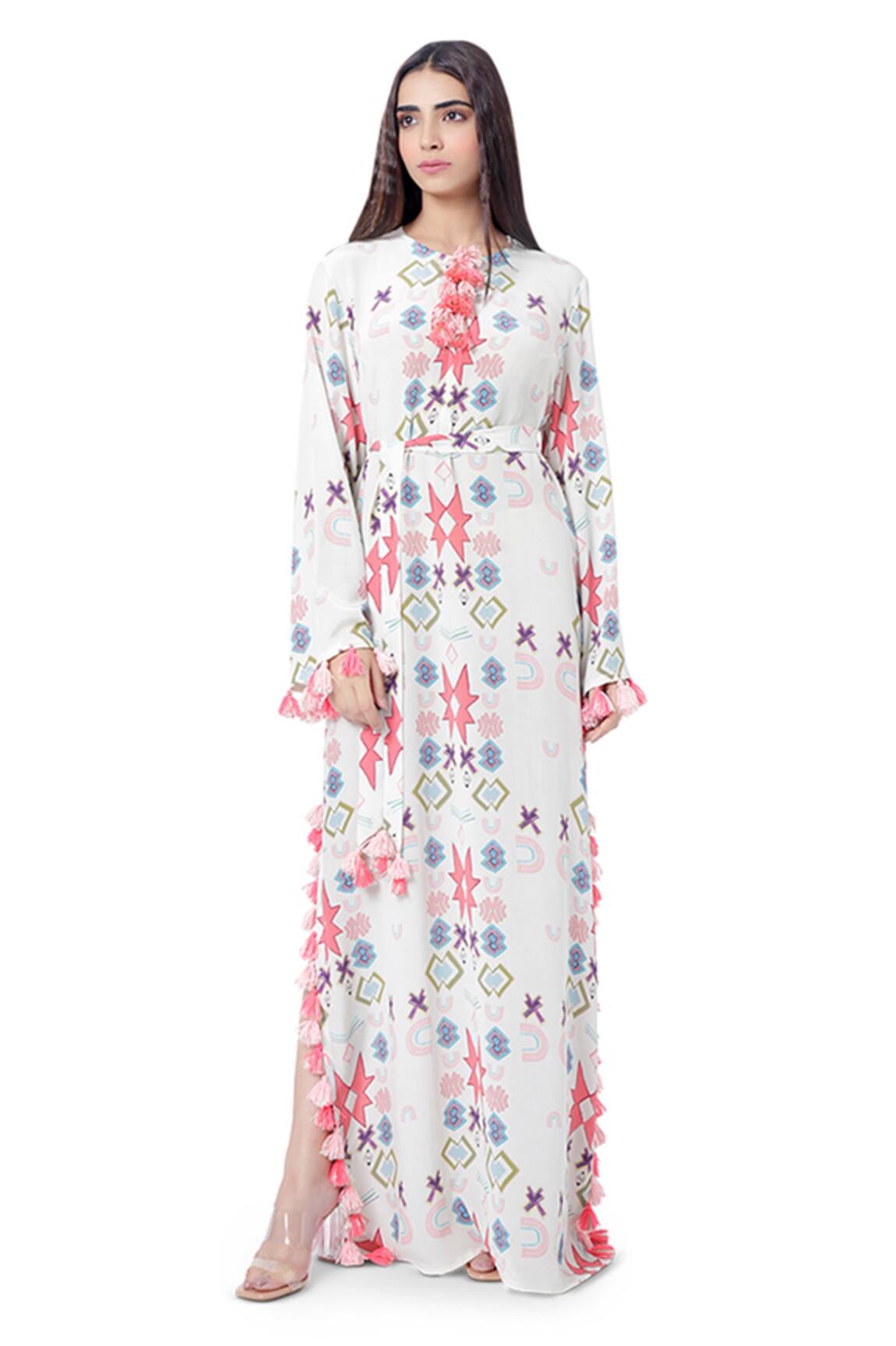 PS Pret By Payal Singhal Ikat Star Print Kaftan