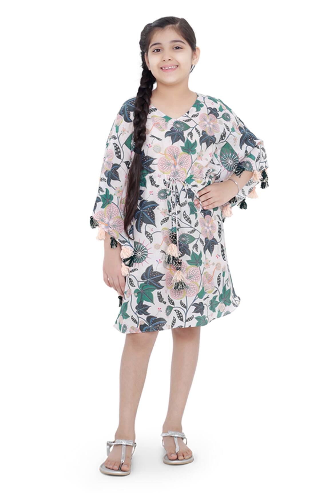 PS Kids by Payal Singhal Printed Kaftan Dress