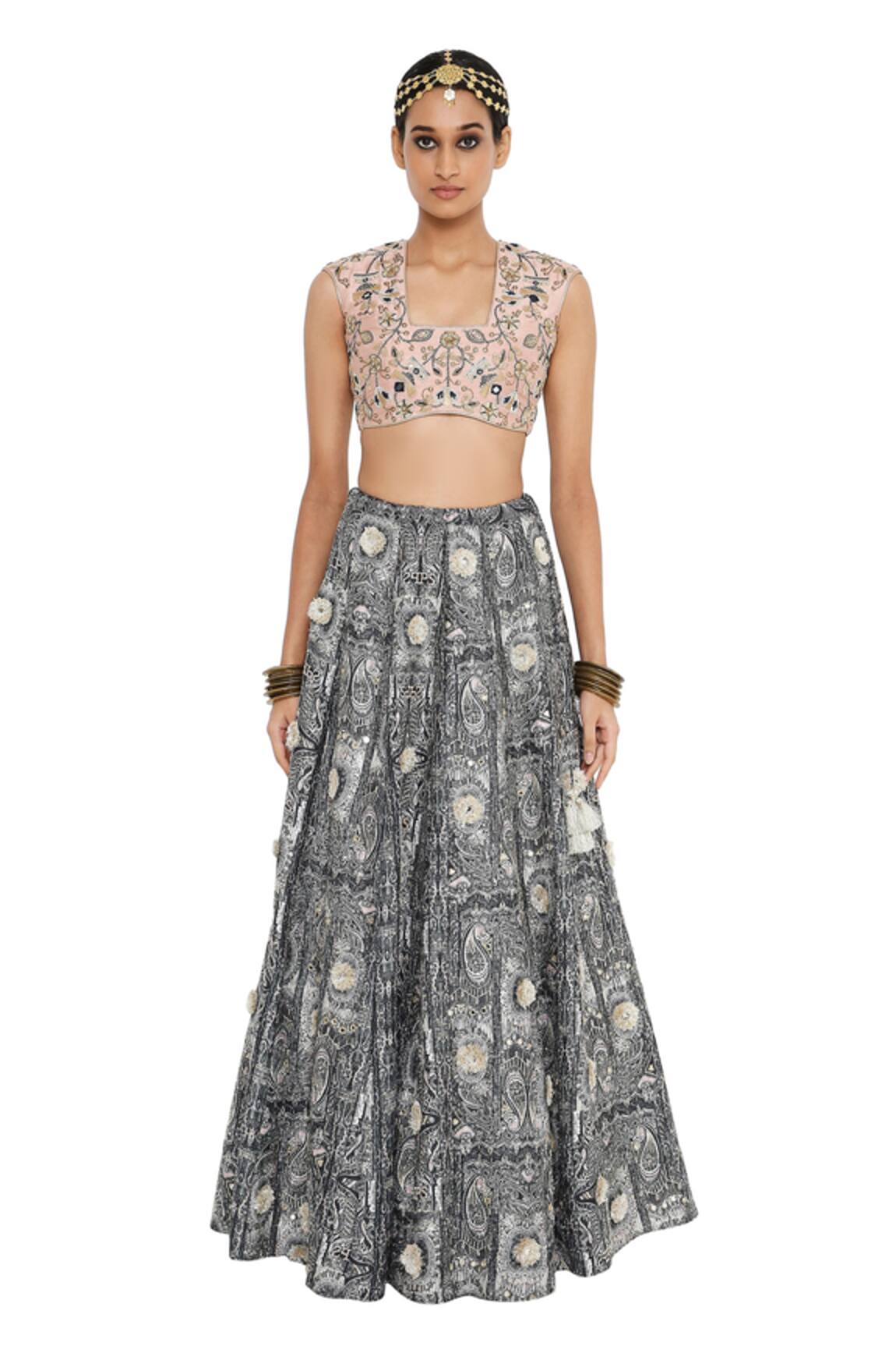 Payal Singhal Gulnar Printed Lehenga & Blouse Set 