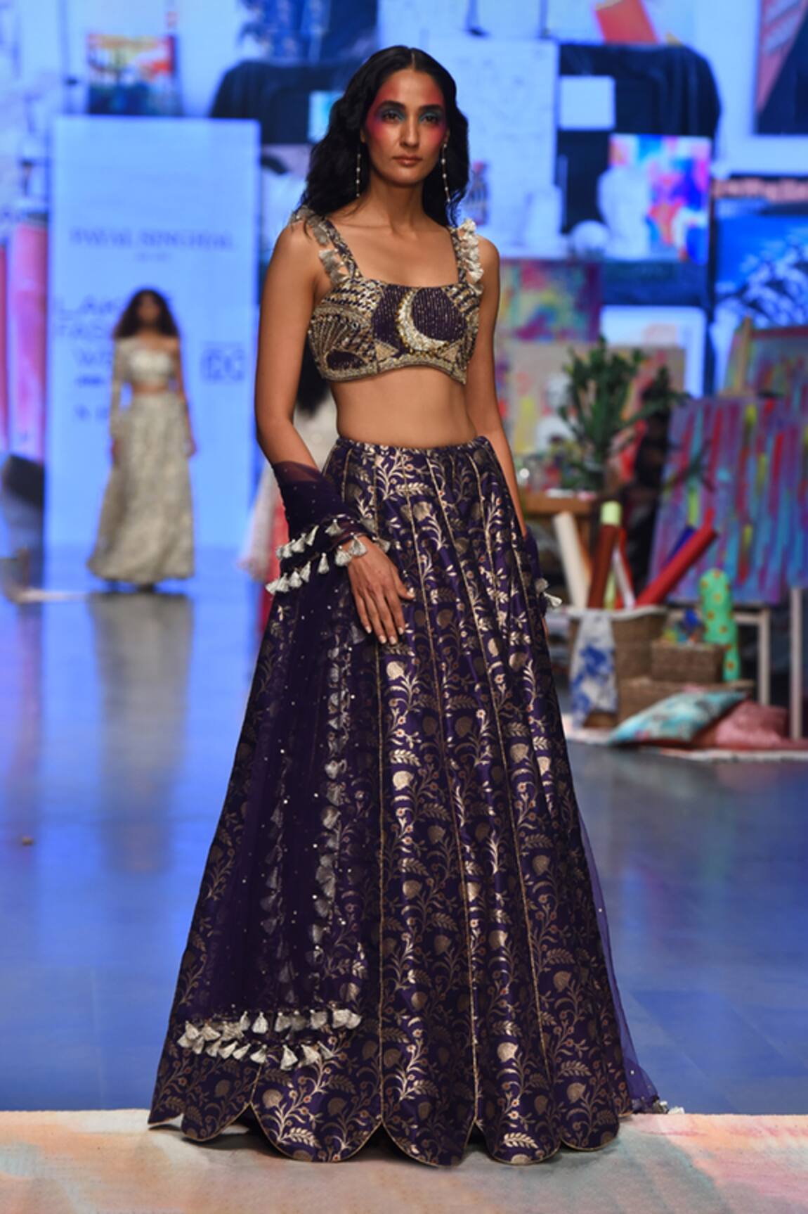 Payal Singhal Nina Brocade Lehenga Set 