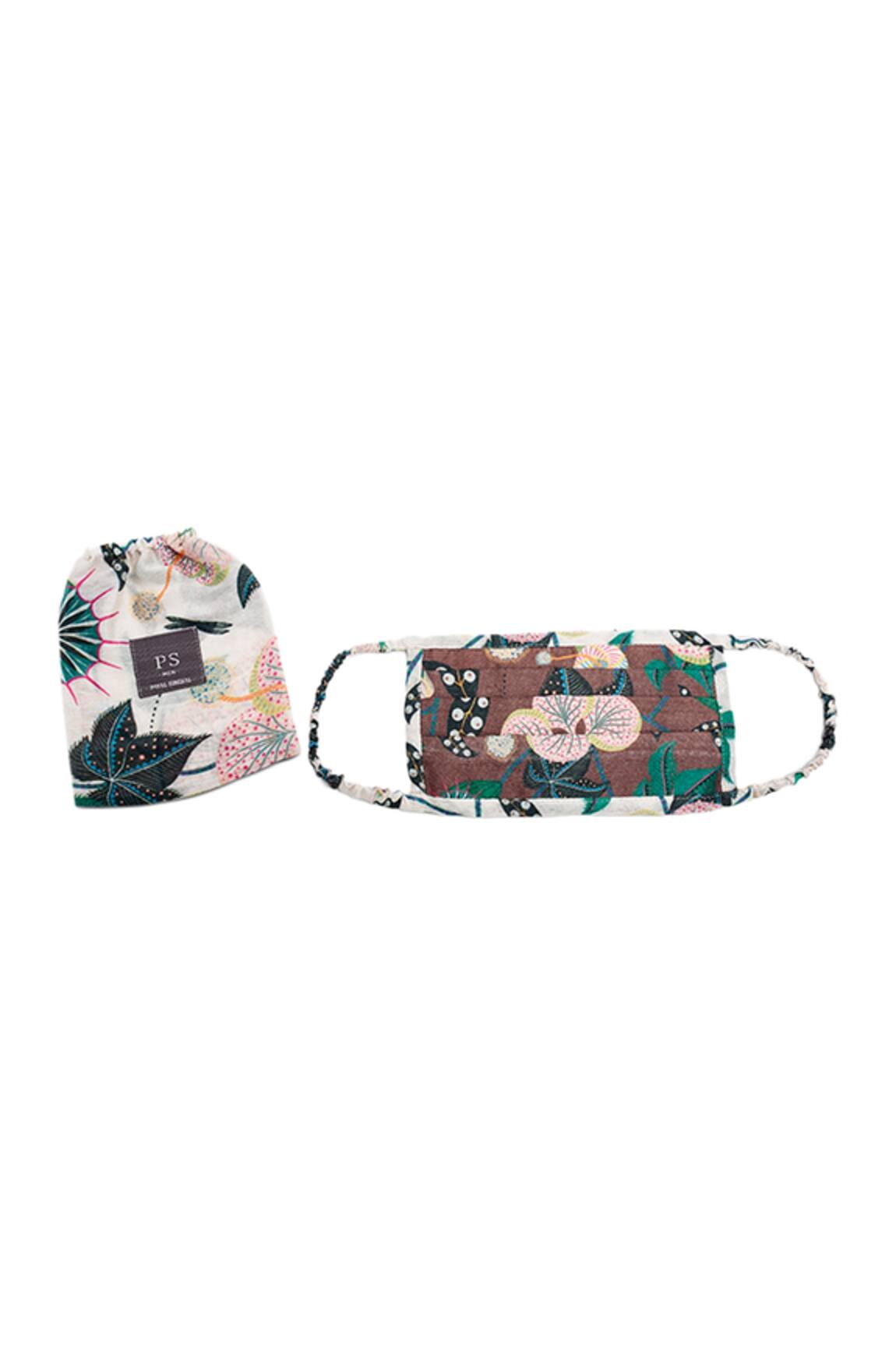 PS Men by Payal Singhal Printed 3 Ply Face Mask With Pouch