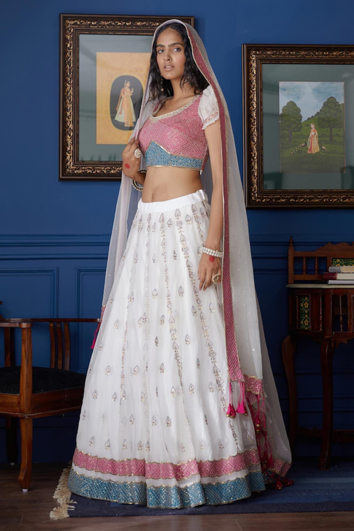 Pratibha Sultania Embellished Lehenga Set