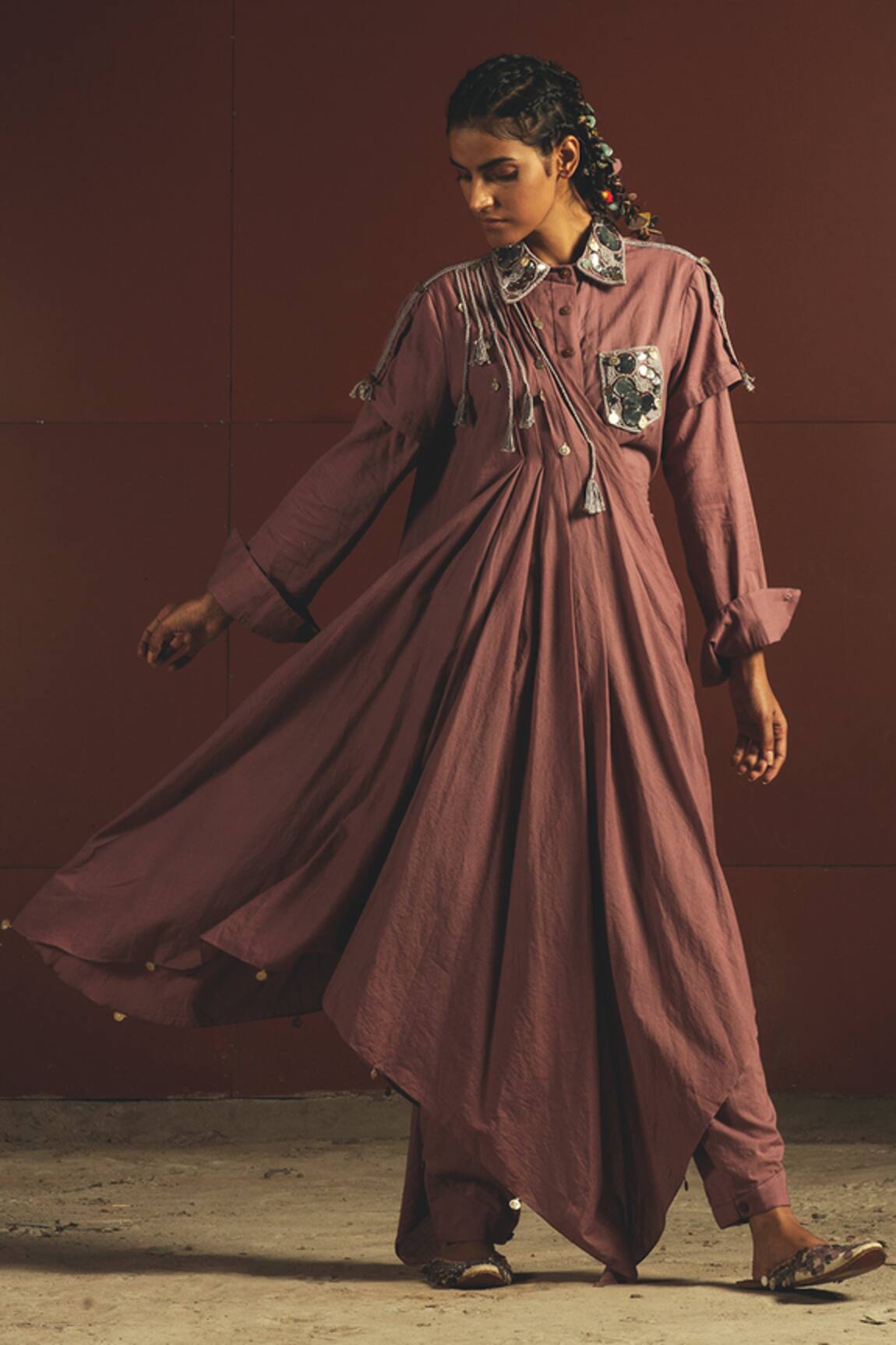 Priyanka Singh Embroidered Draped Jumpsuit