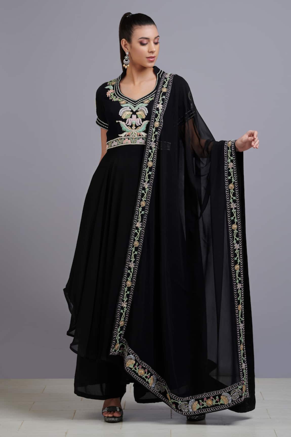 Parul | Vivek Embellished Anarkali Set