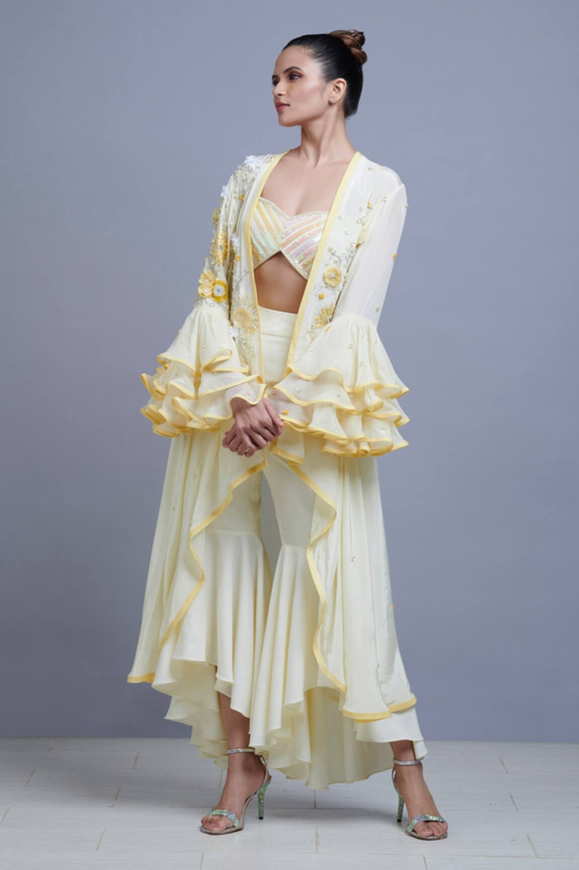 Parul | Vivek Embellished Jacket & Pant Set