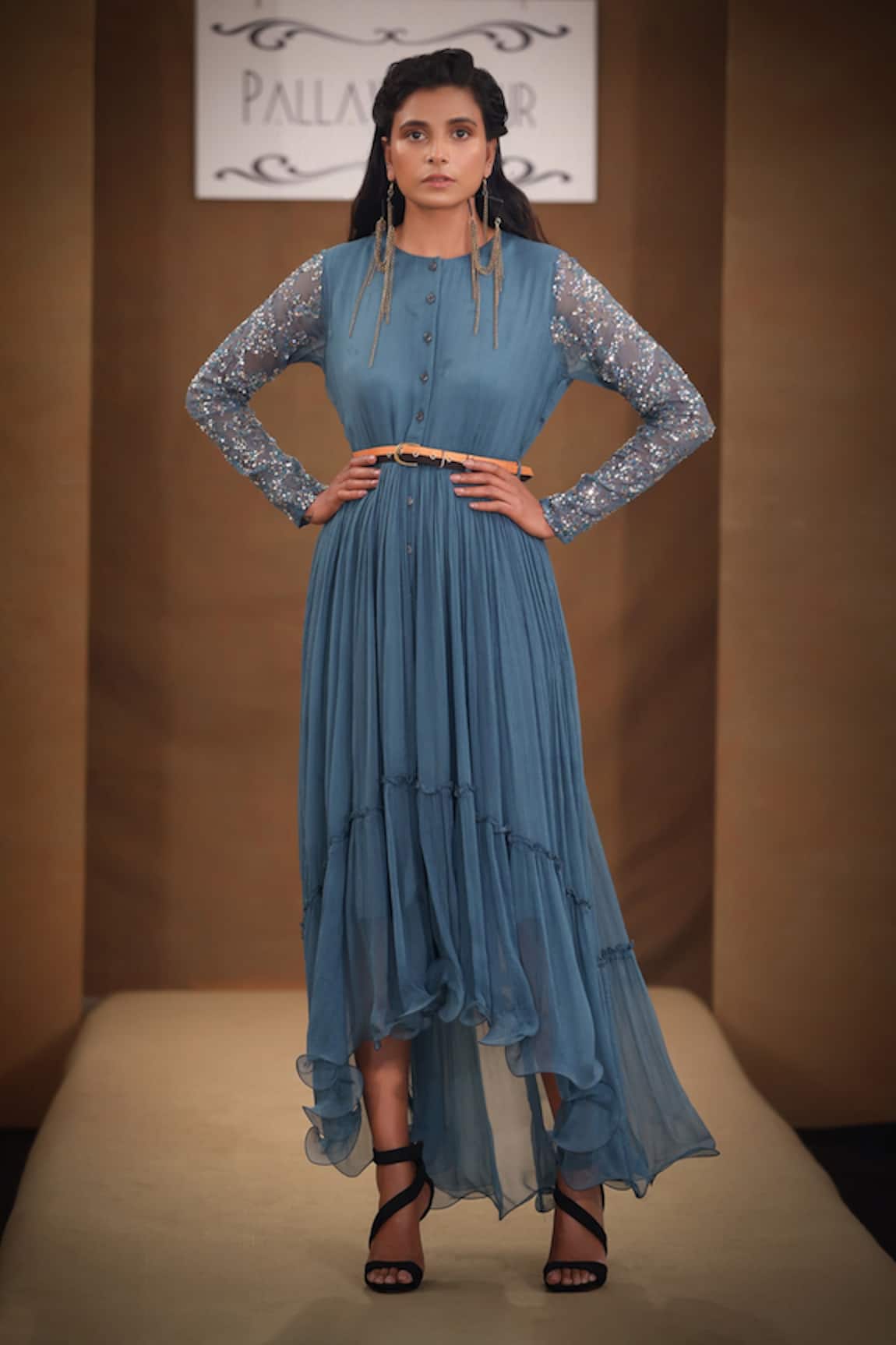 Pallavi Jaipur High Low Midi Dress 
