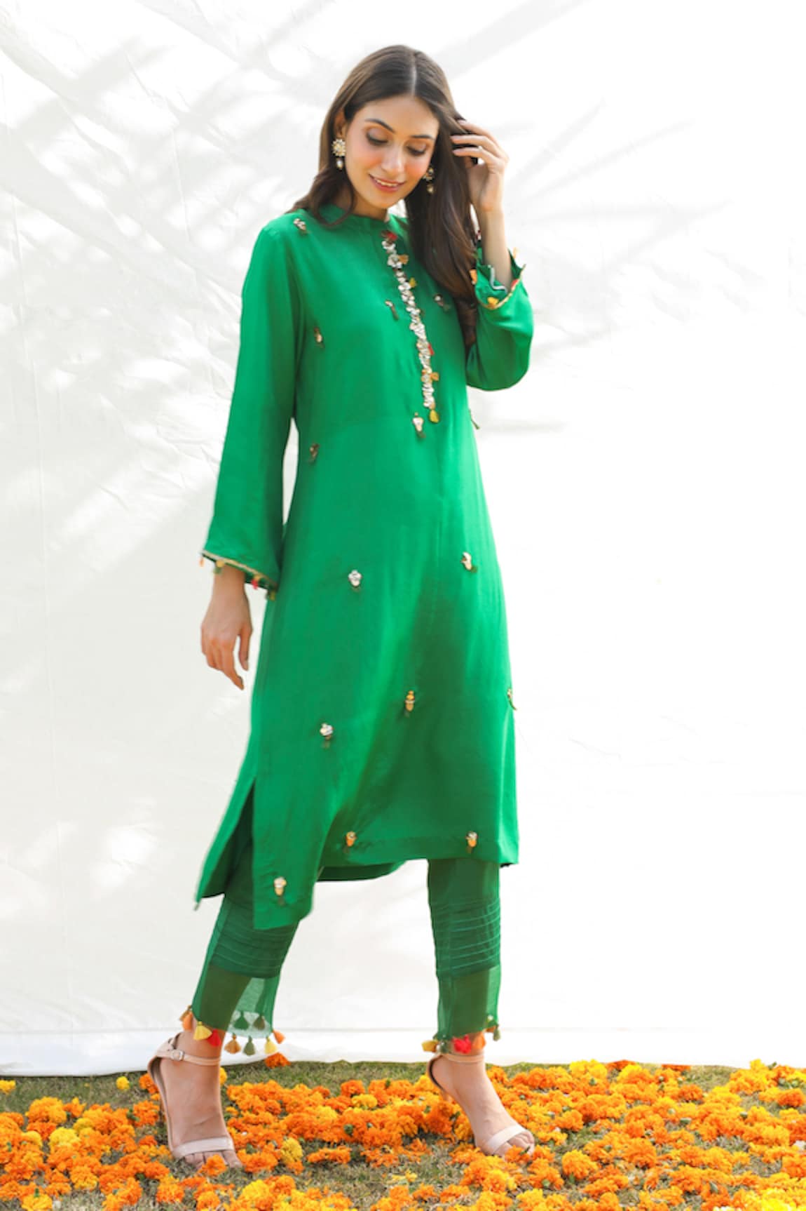 Pairaahan Silk Kurta & Pant Set