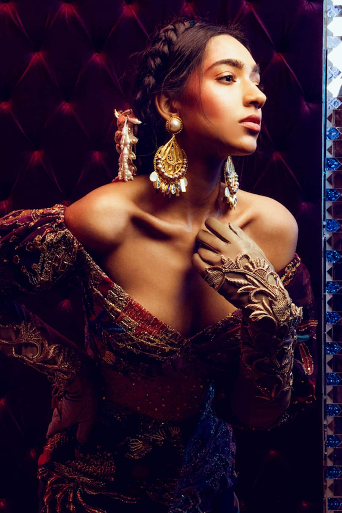 Radhika Agrawal Jewels Trella Fiigree Chandeliers