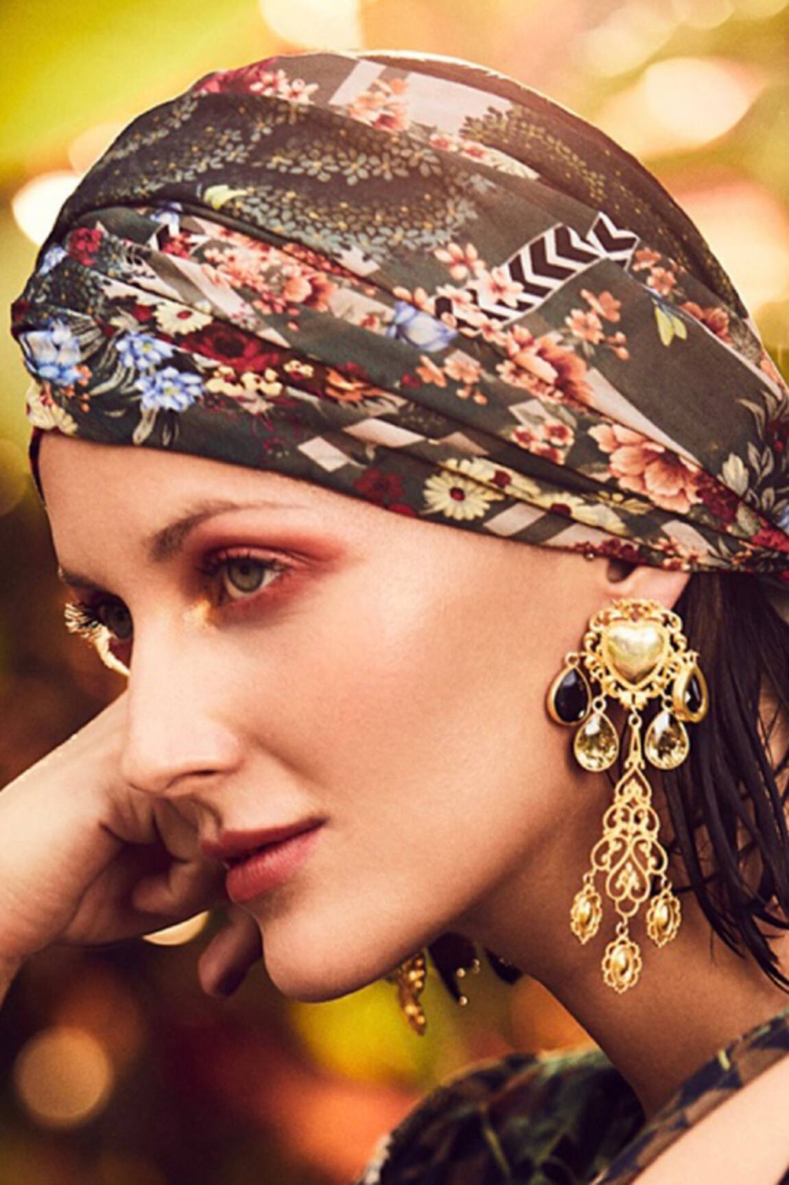 Radhika Agrawal Jewels Pine Handcrafted Filigree Danglers 