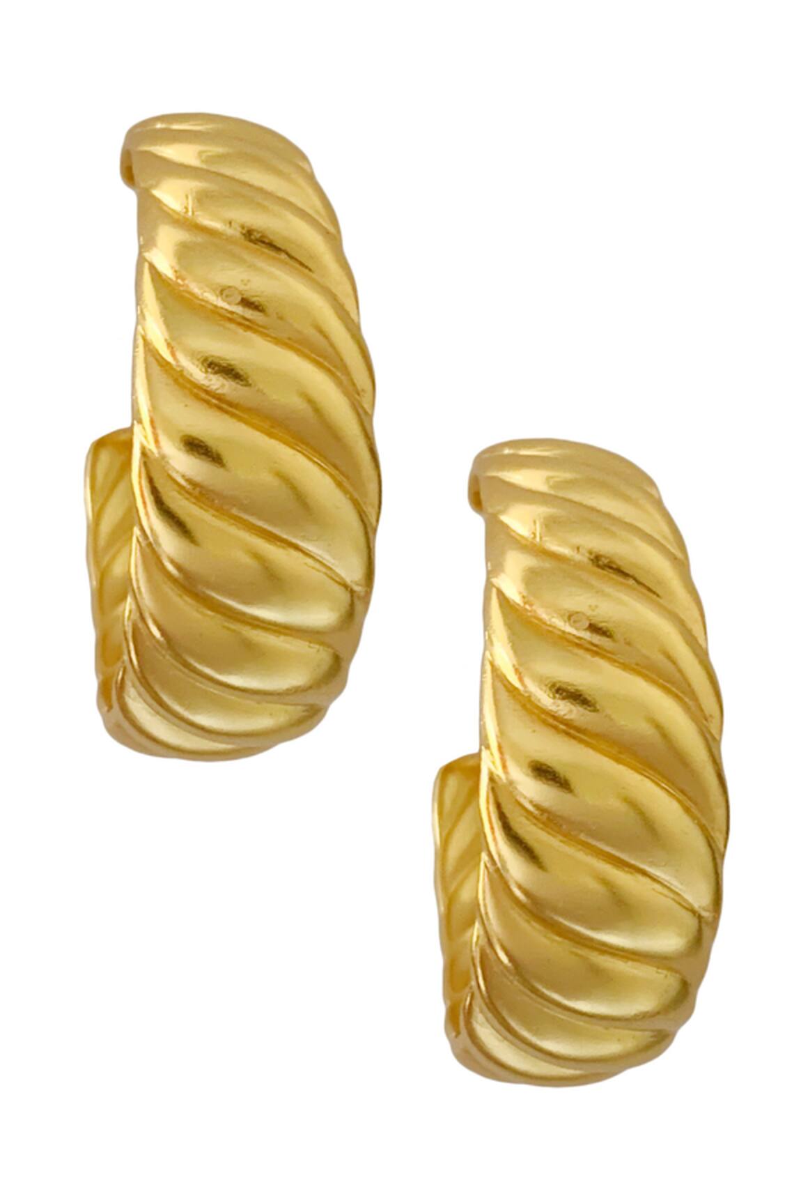 Radhika Agrawal Jewels Recif Hoops 