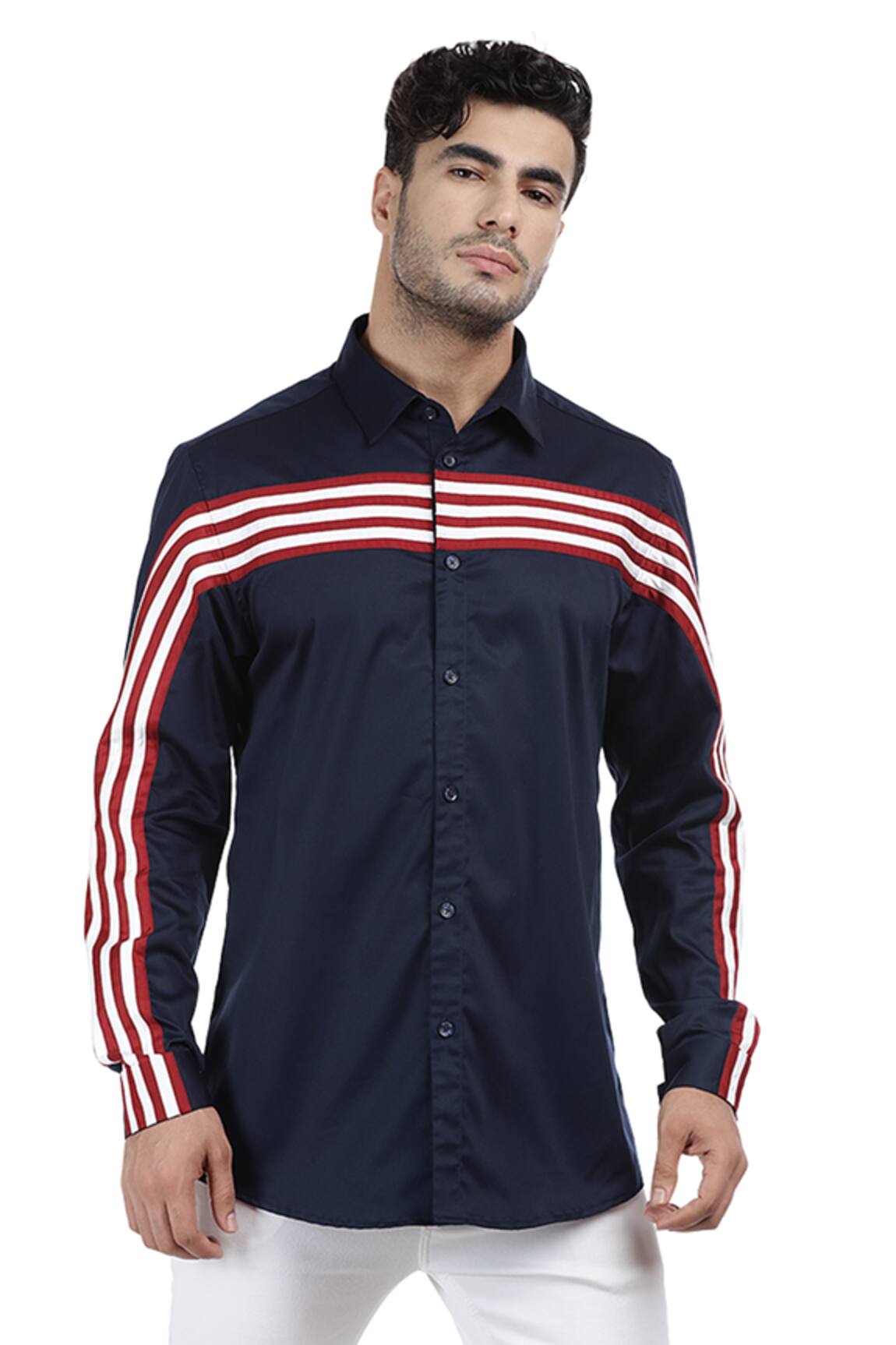 Abkasa Slim-Fit Applique Shirt 