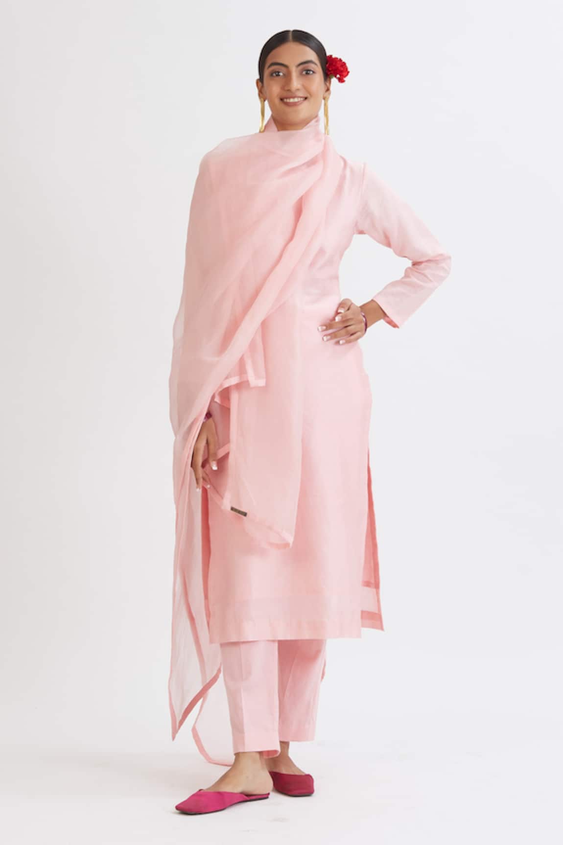 Peeli Dori Straight Kurta Set