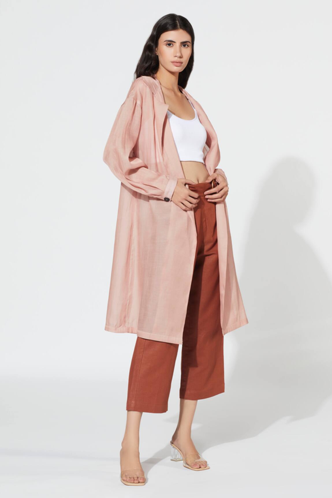 Meadow Silk Organza Coat