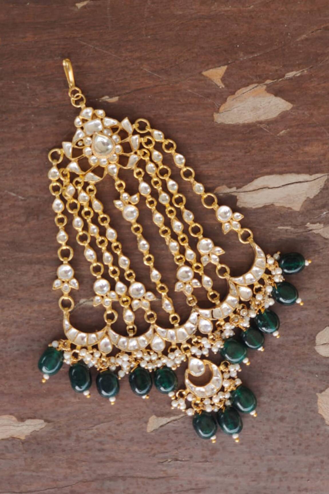 Riana Jewellery Encrusted Stone Embellished Passa 