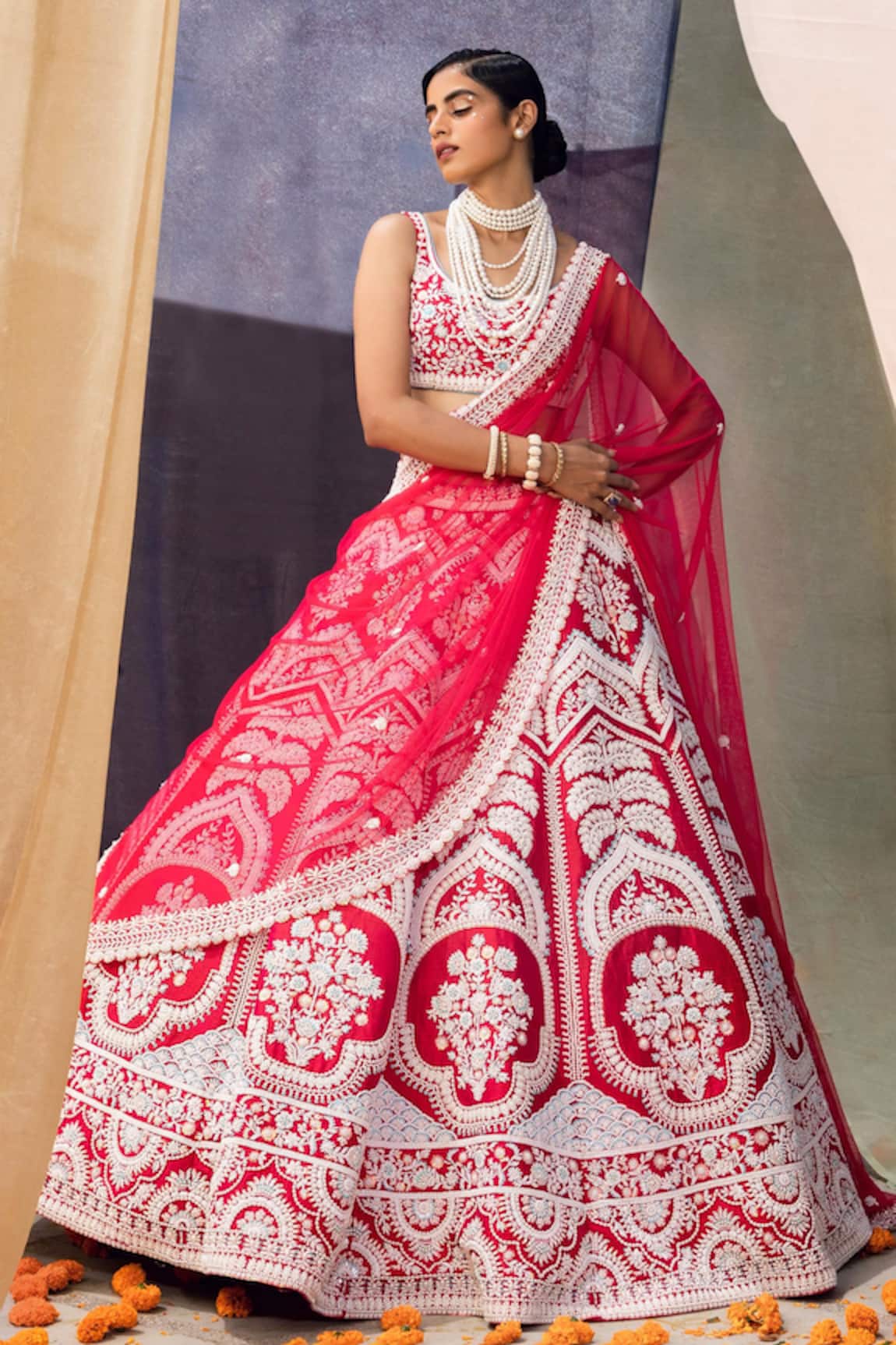 Riantas Embroidered Bridal Lehenga Set 