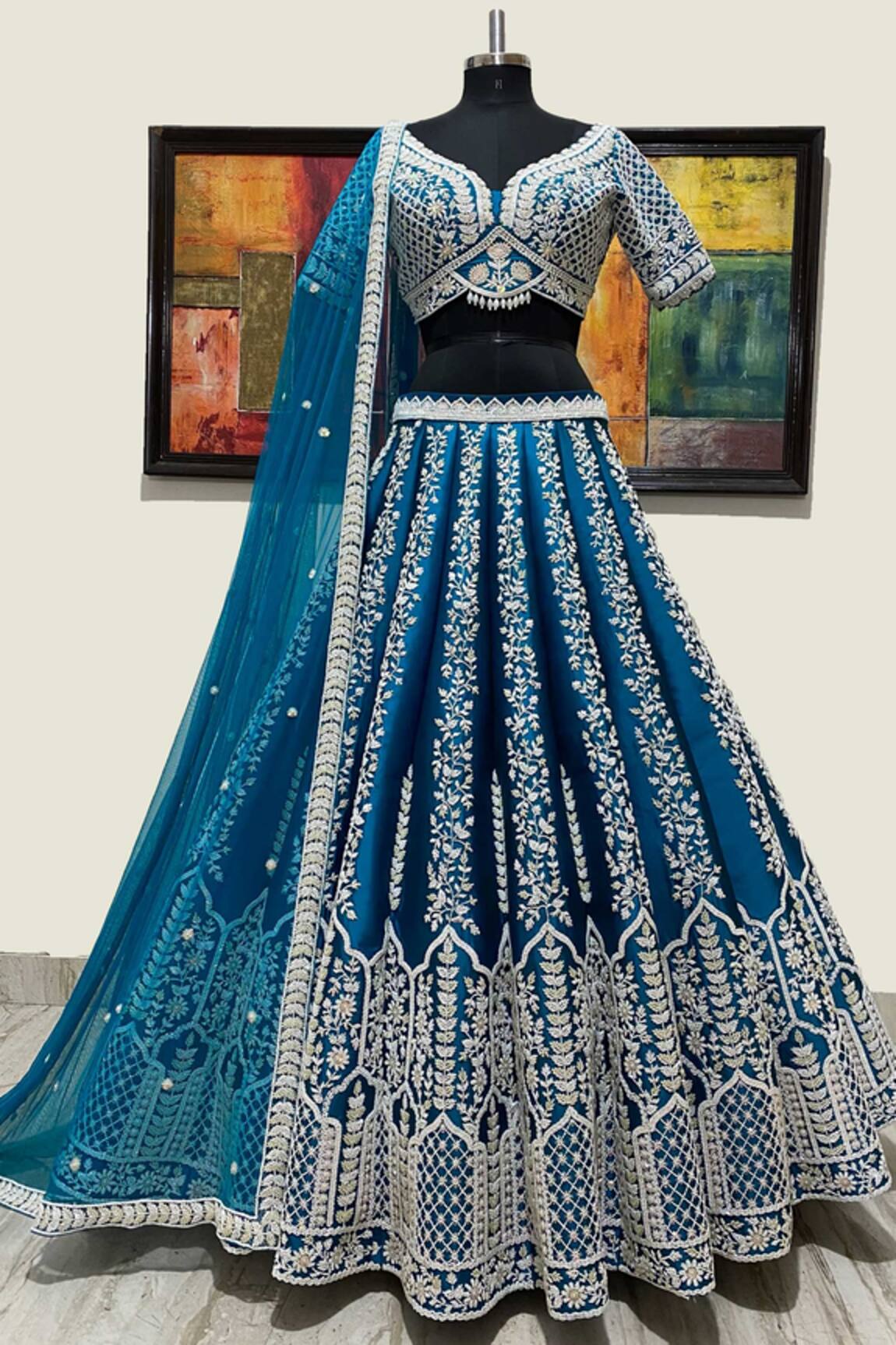 Riantas Silk Bridal Lehenga Set 