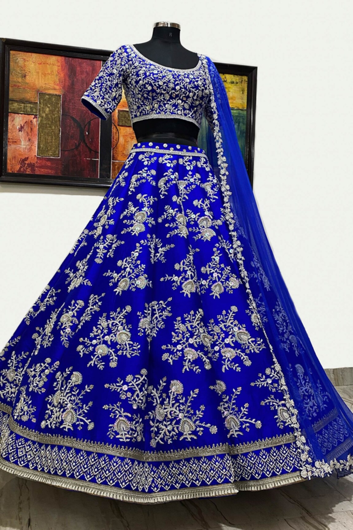 Riantas Silk Bridal Lehenga Set