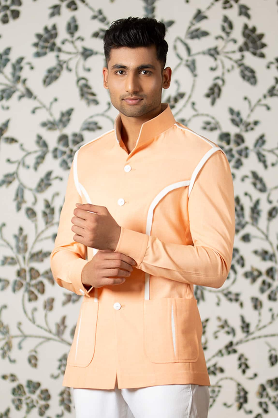 Rohit Kamra Jaipur Linen Short Kurta