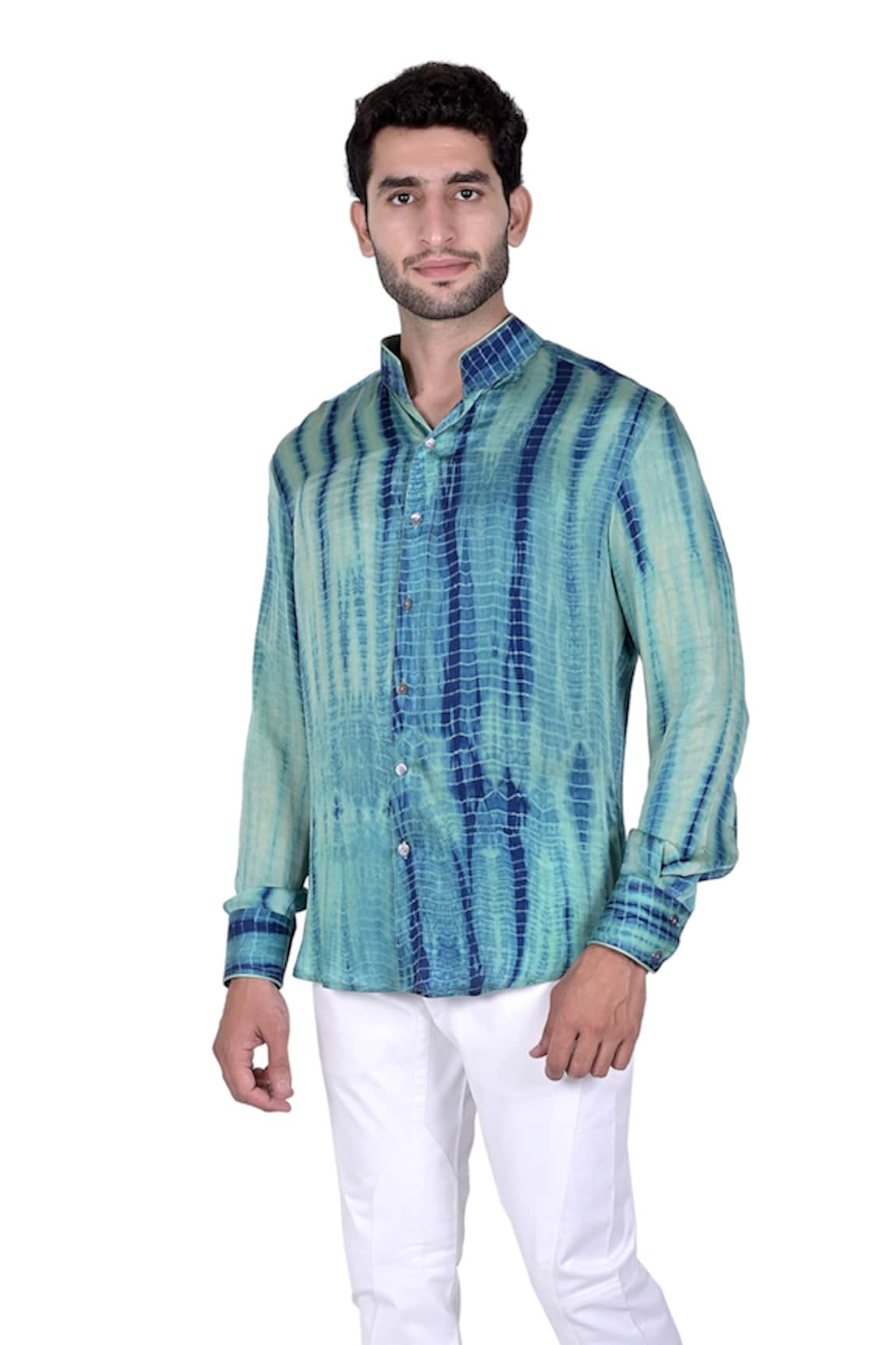 Rohit Kamra Jaipur Silk Dyed Shirt