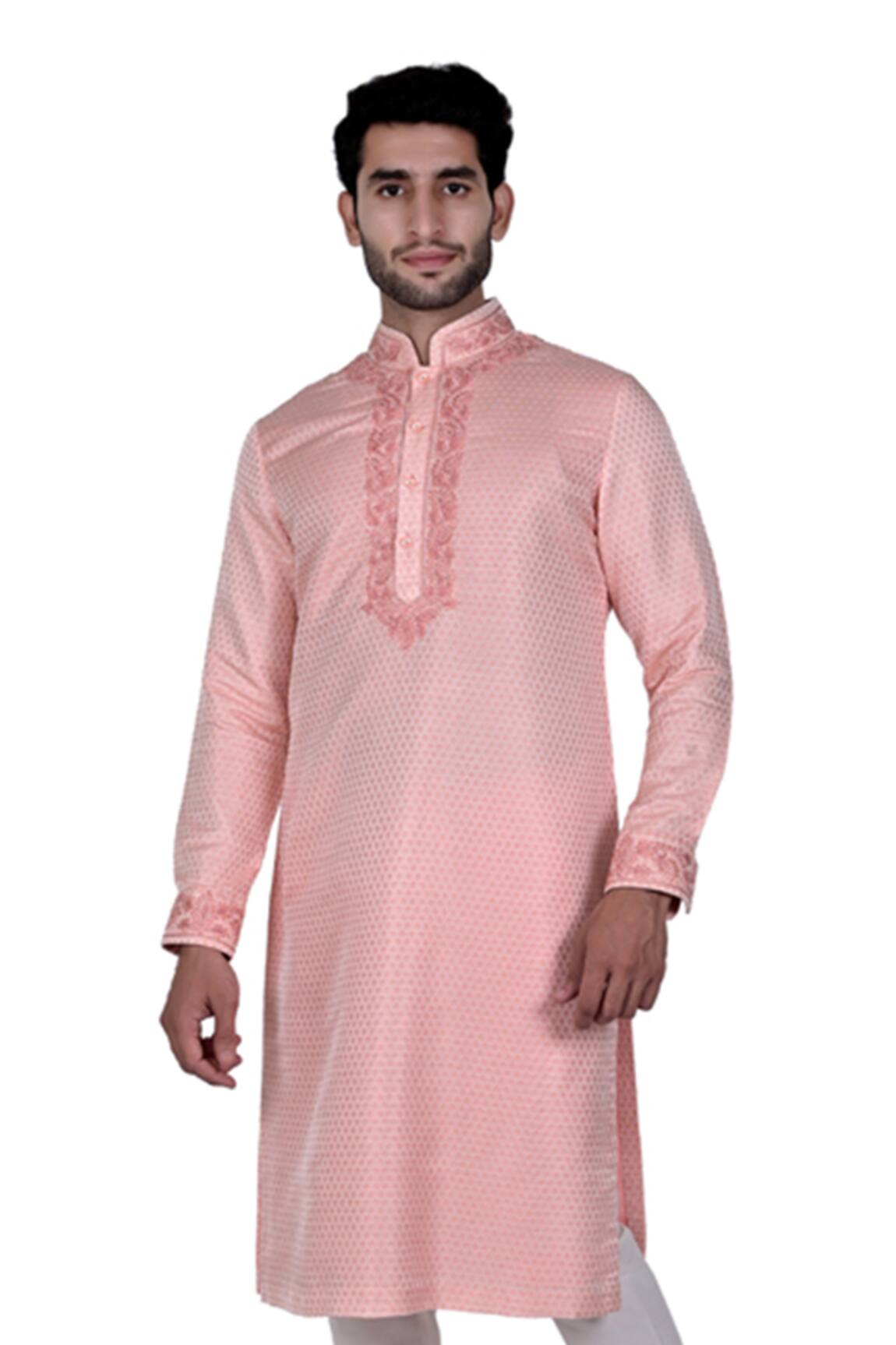 Rohit Kamra Jaipur Silk Brocade Kurta Set