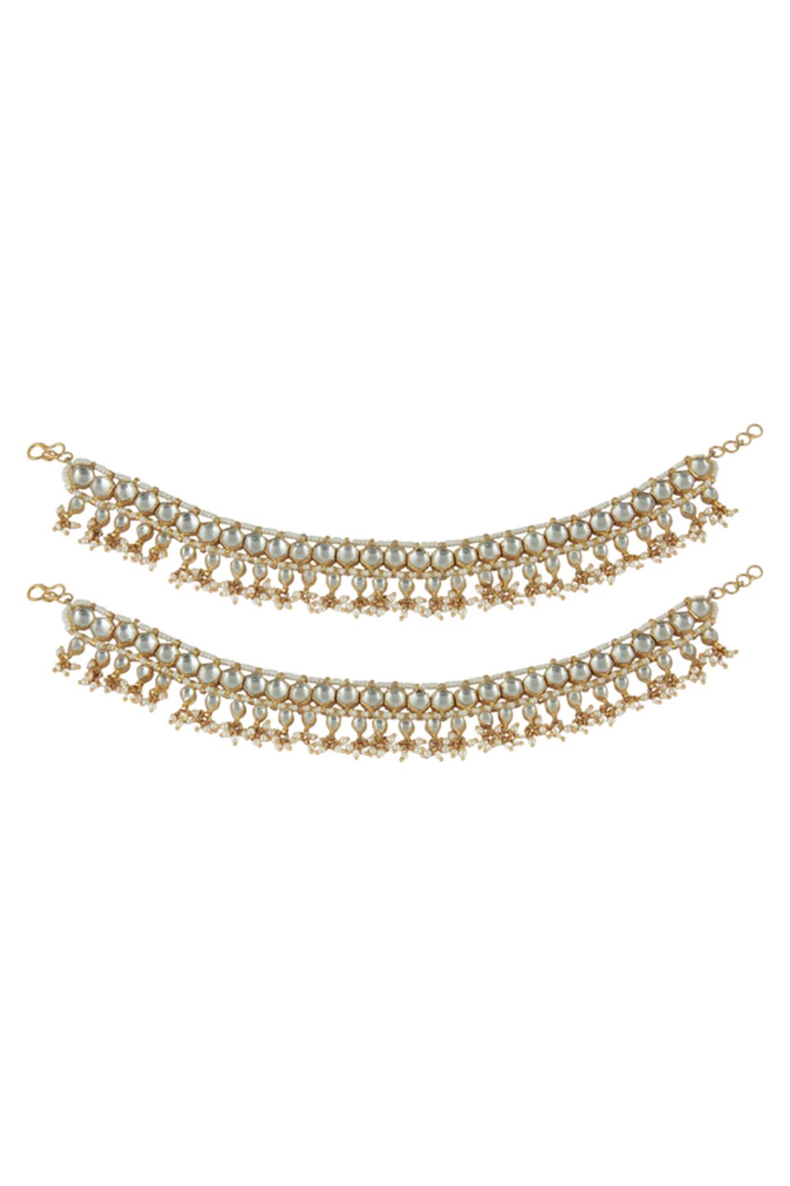 Riana Jewellery Bead Drop Anklets 