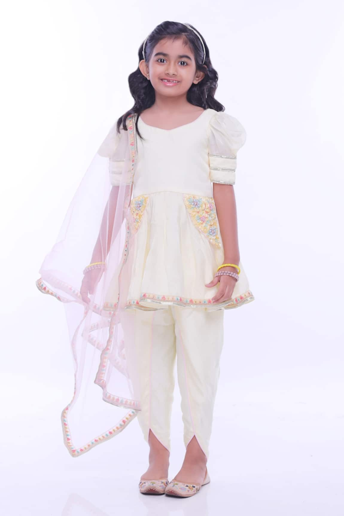 Ranikidswear Kurta & Dhoti Pant Set