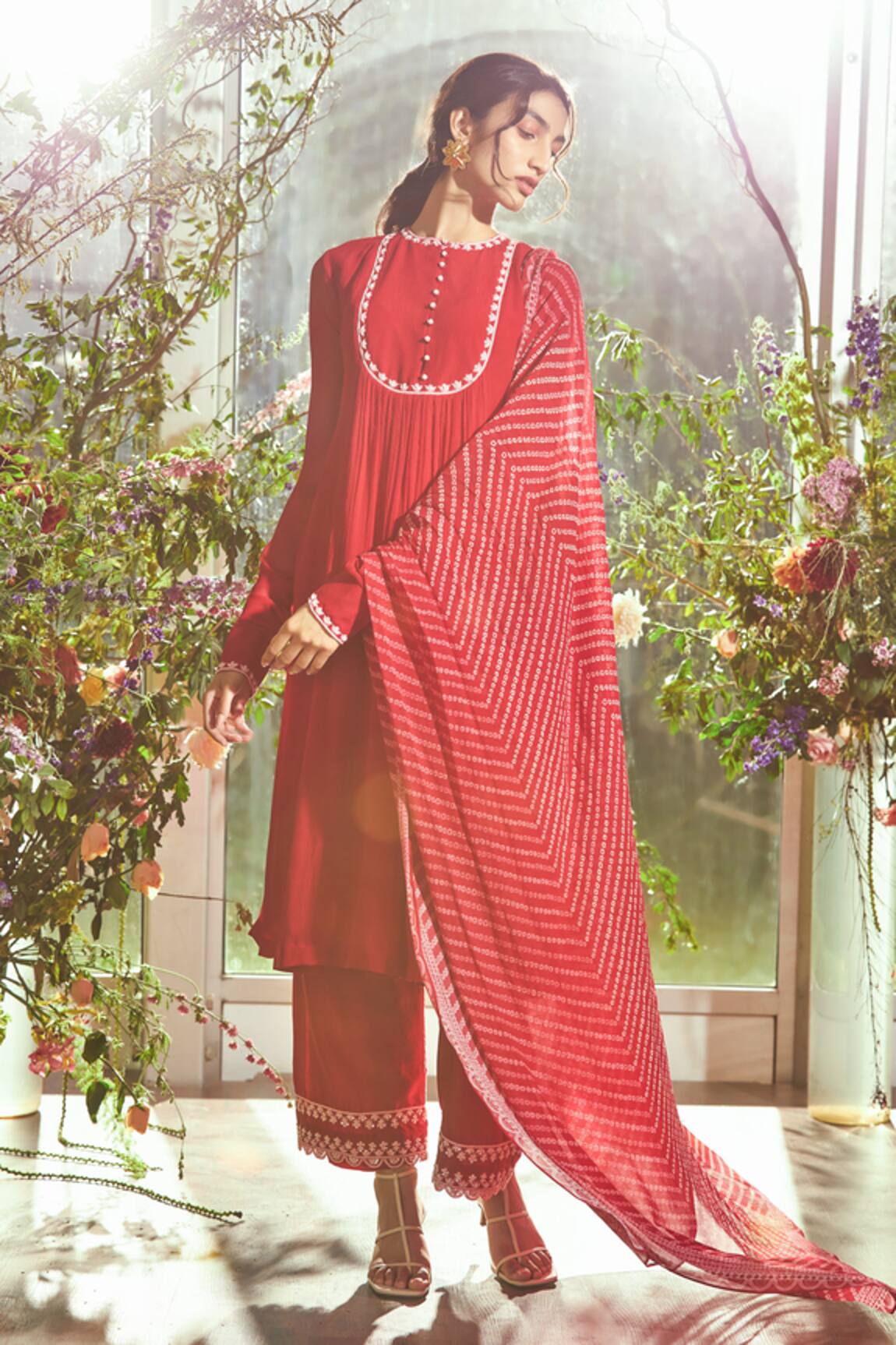 Ridhi Mehra Gathered Anarkali Set