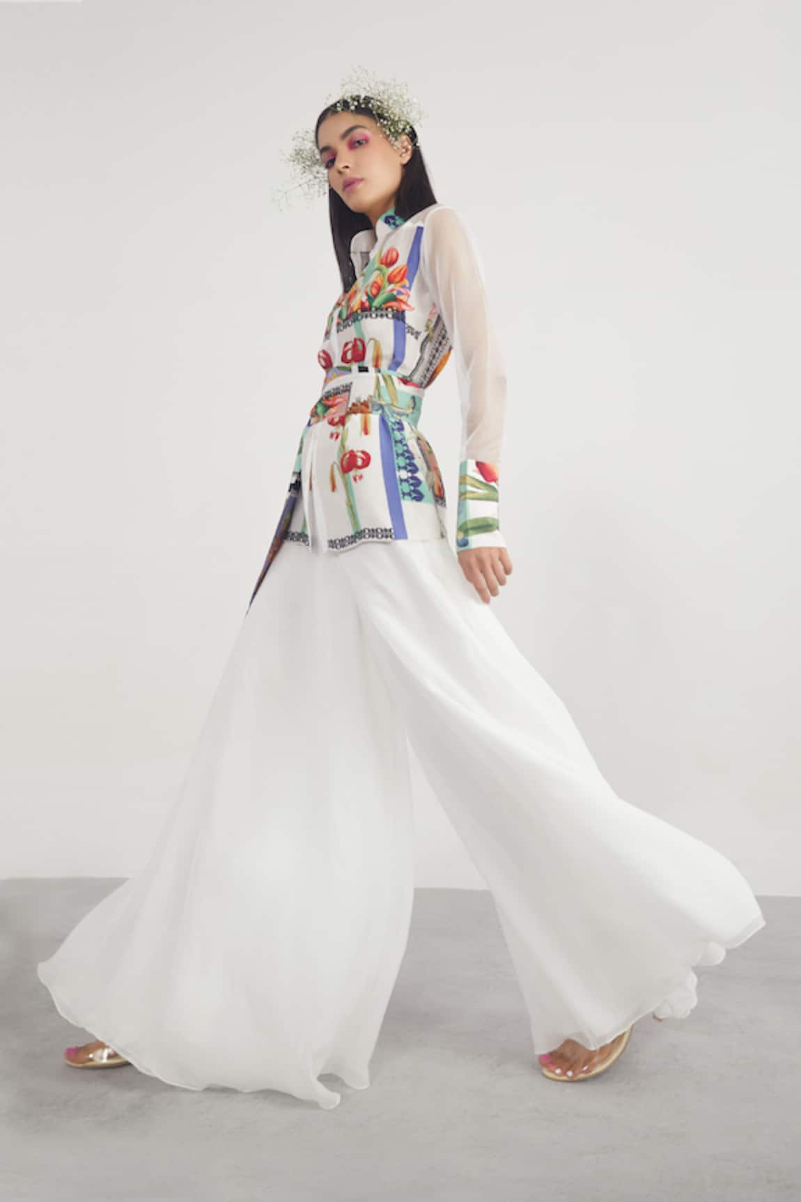 Limerick By Abirr N' Nanki Flared Pant 