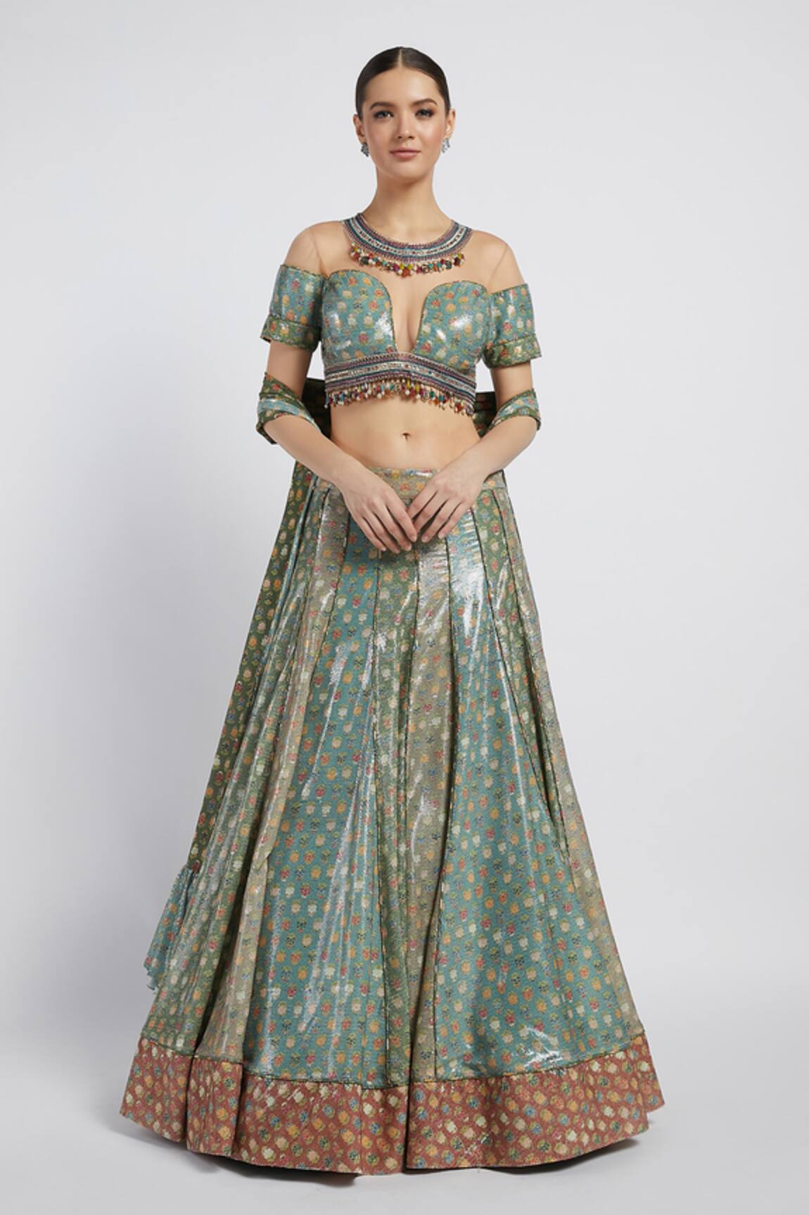 Rabani & Rakha Rabia Printed Lehenga Set