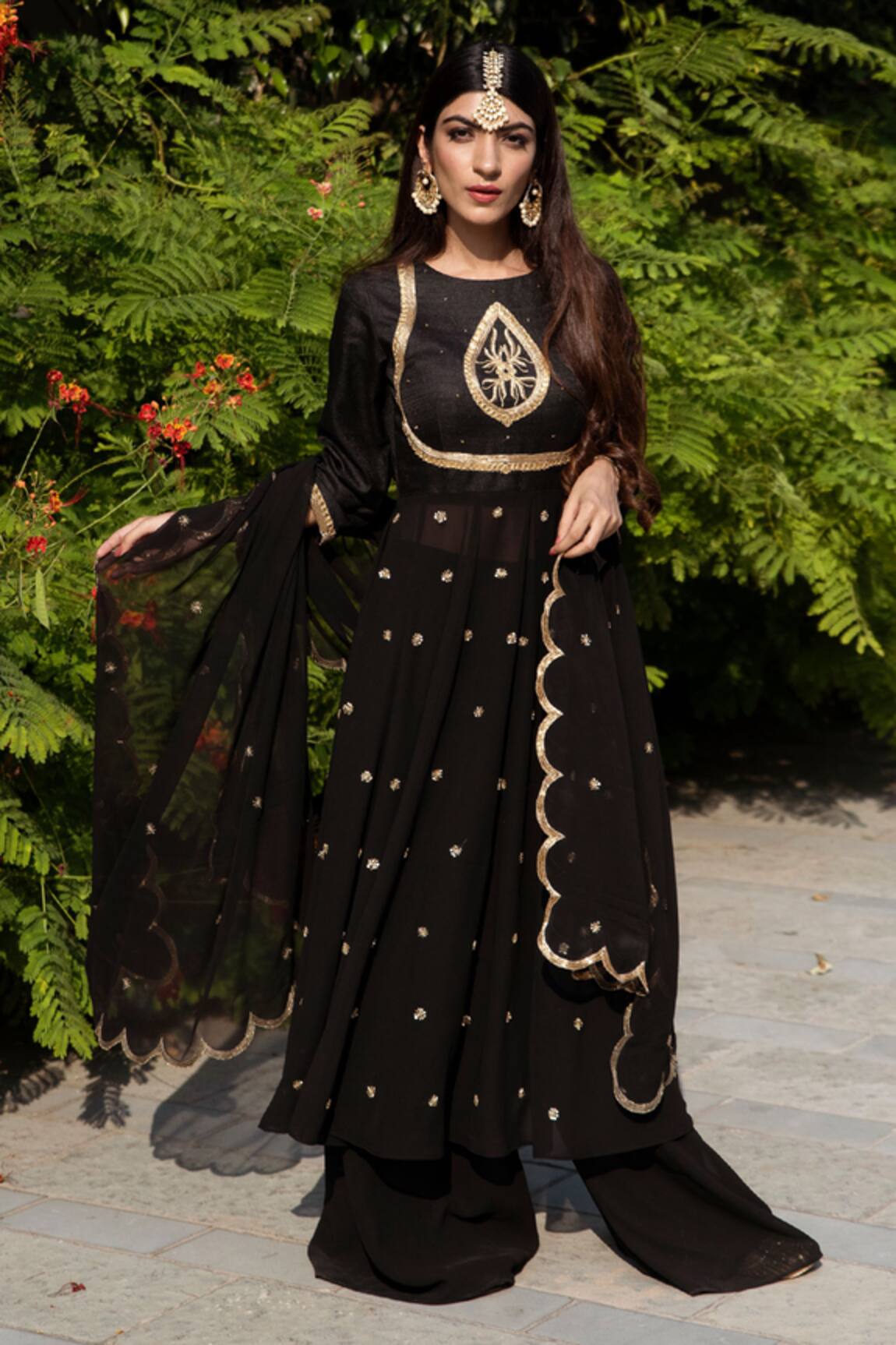 Rashika Sharma Embroidered Flared Kurta Set