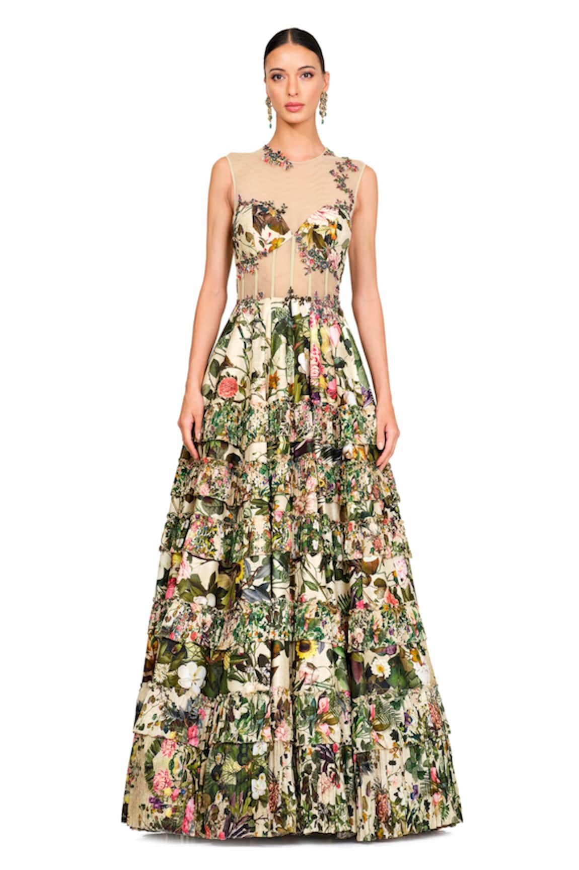 Rocky Star Floral Print Gown